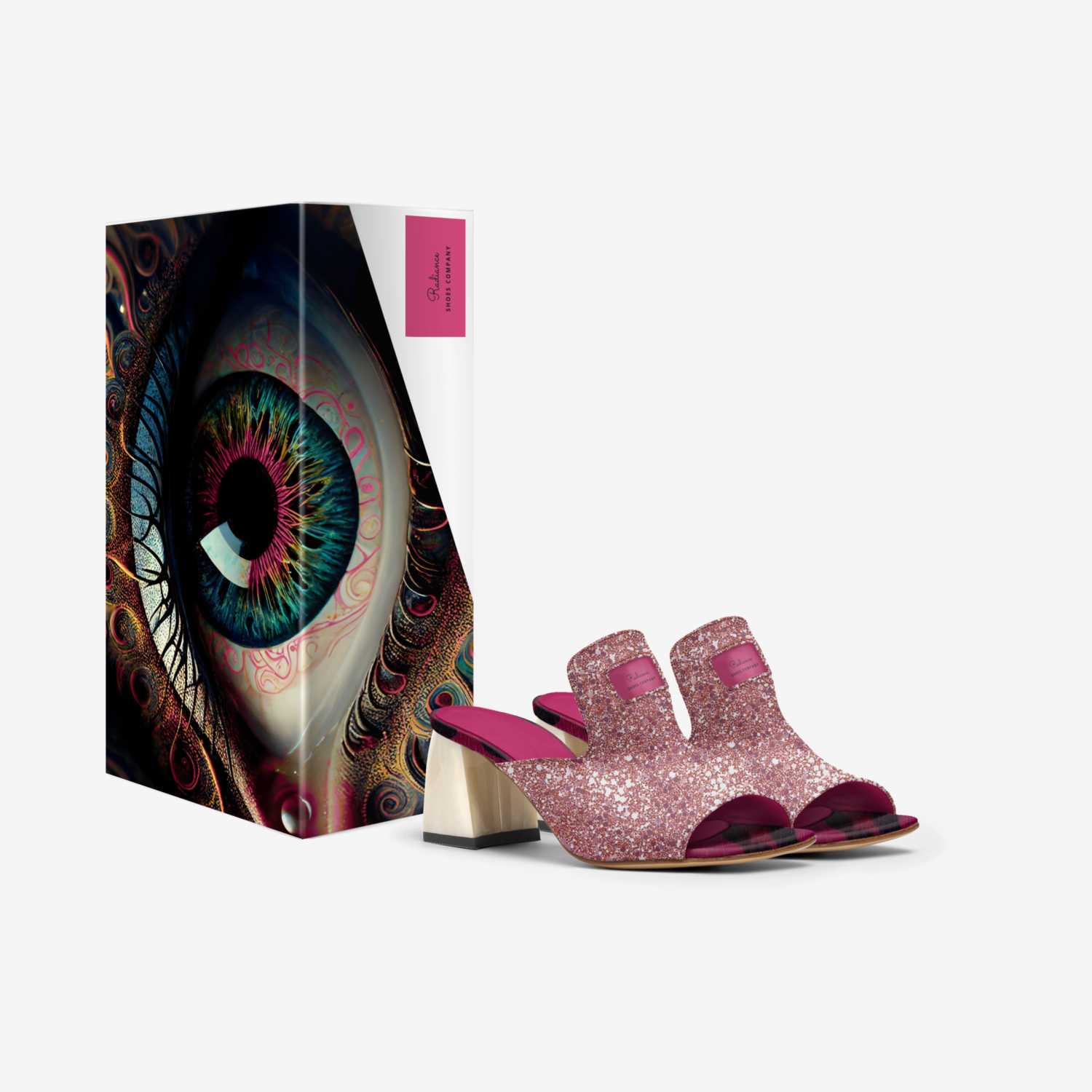 Radiance custom made in Italy shoes by Jennifer Huff | Box view