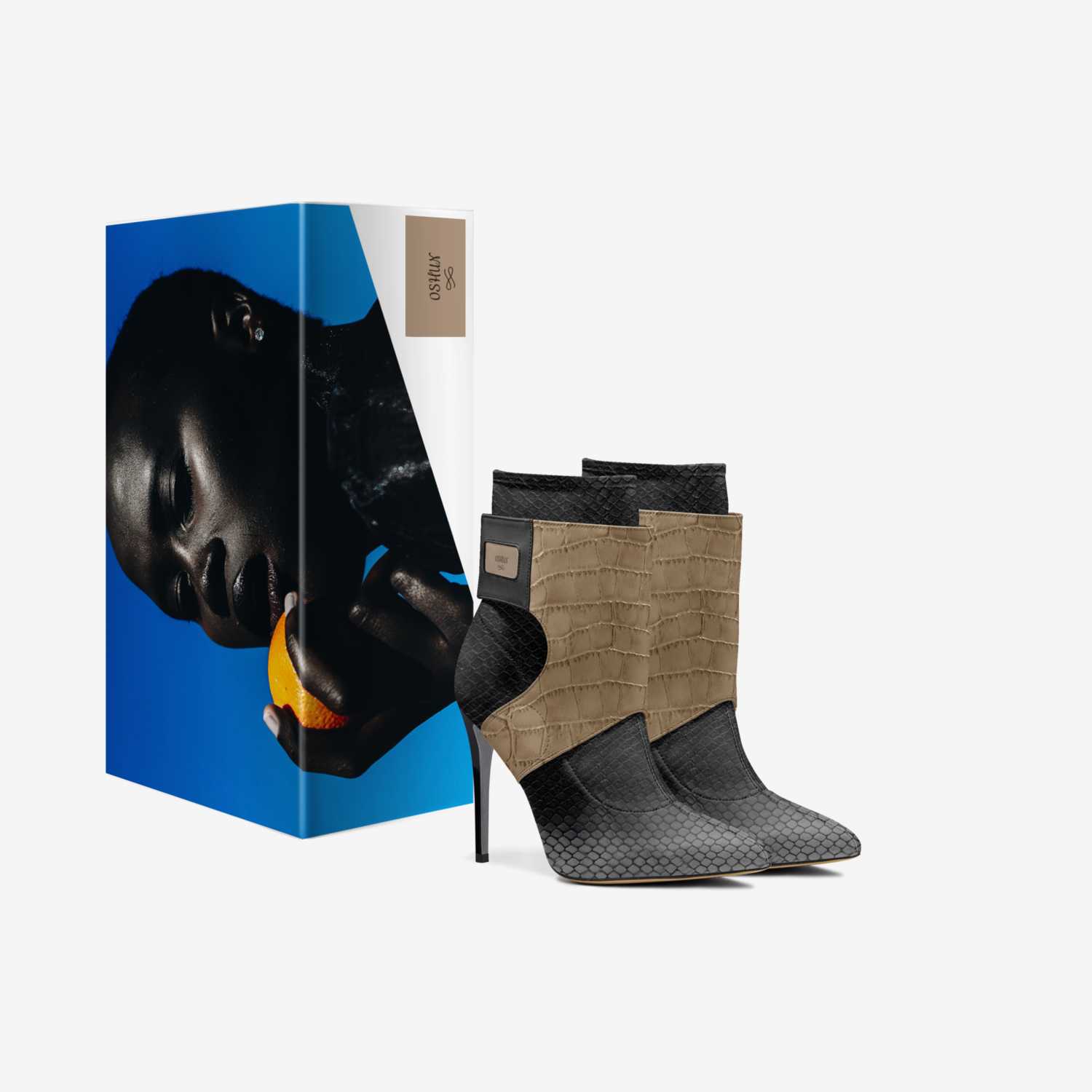 0SHUN custom made in Italy shoes by Doris Smith | Box view
