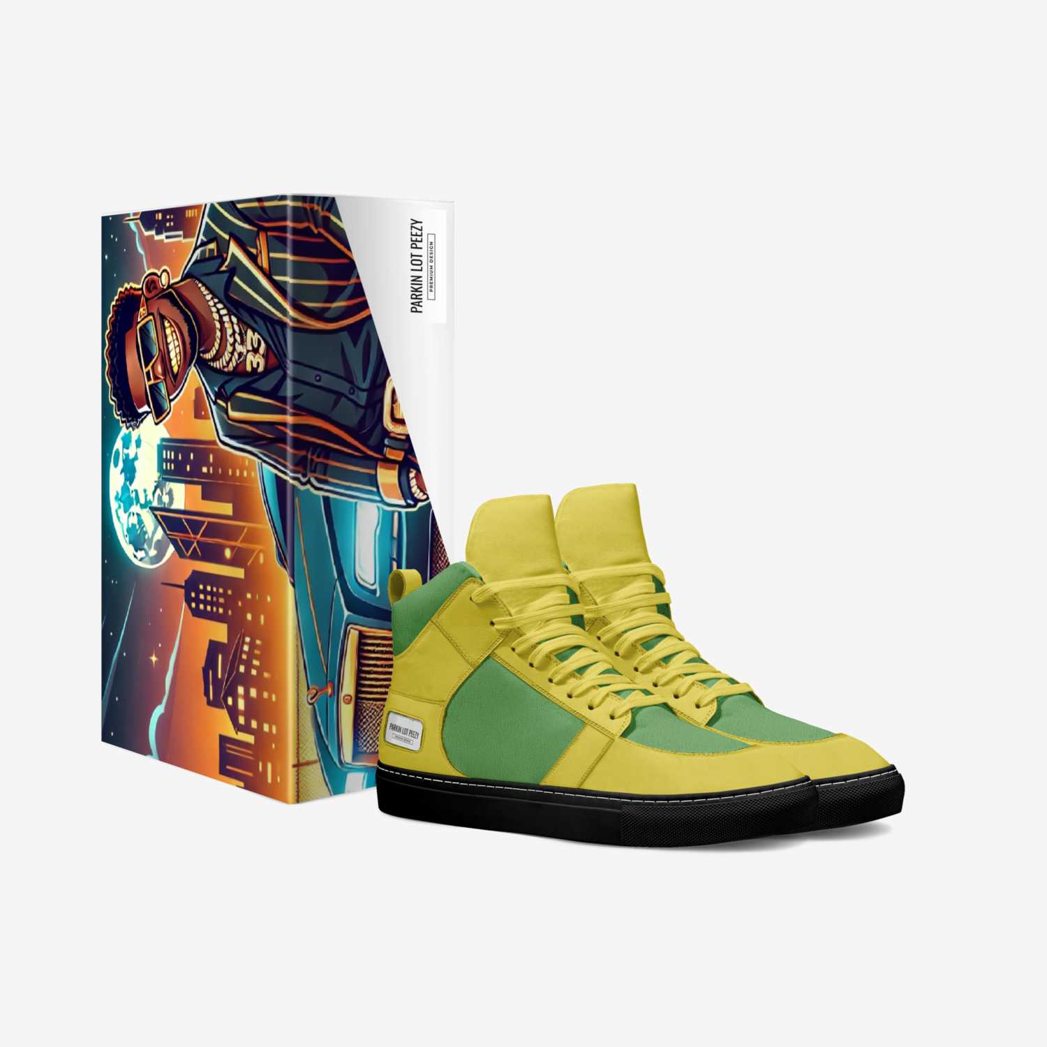 Parkin Lot Peezy custom made in Italy shoes by Robert Quinn | Box view