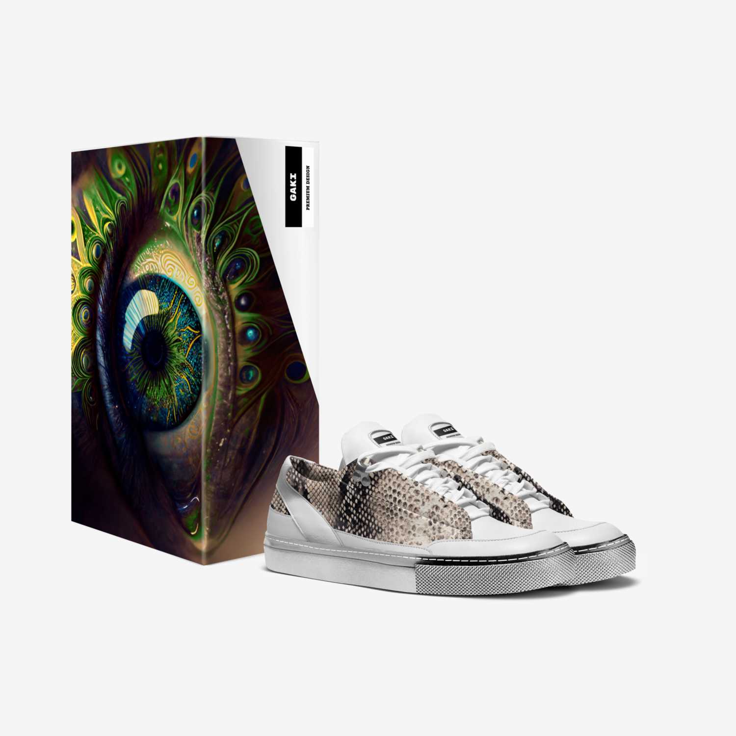 Gaki custom made in Italy shoes by Jennie L. Katakis | Box view