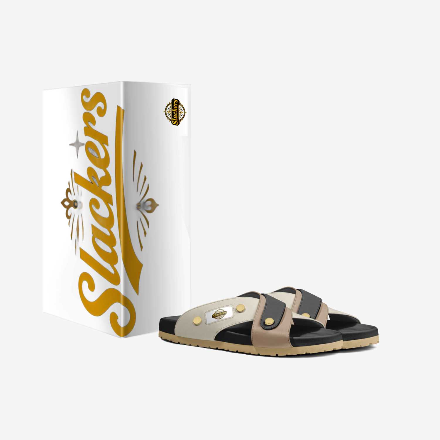 Slackers custom made in Italy shoes by Rakeem David Hughes | Box view
