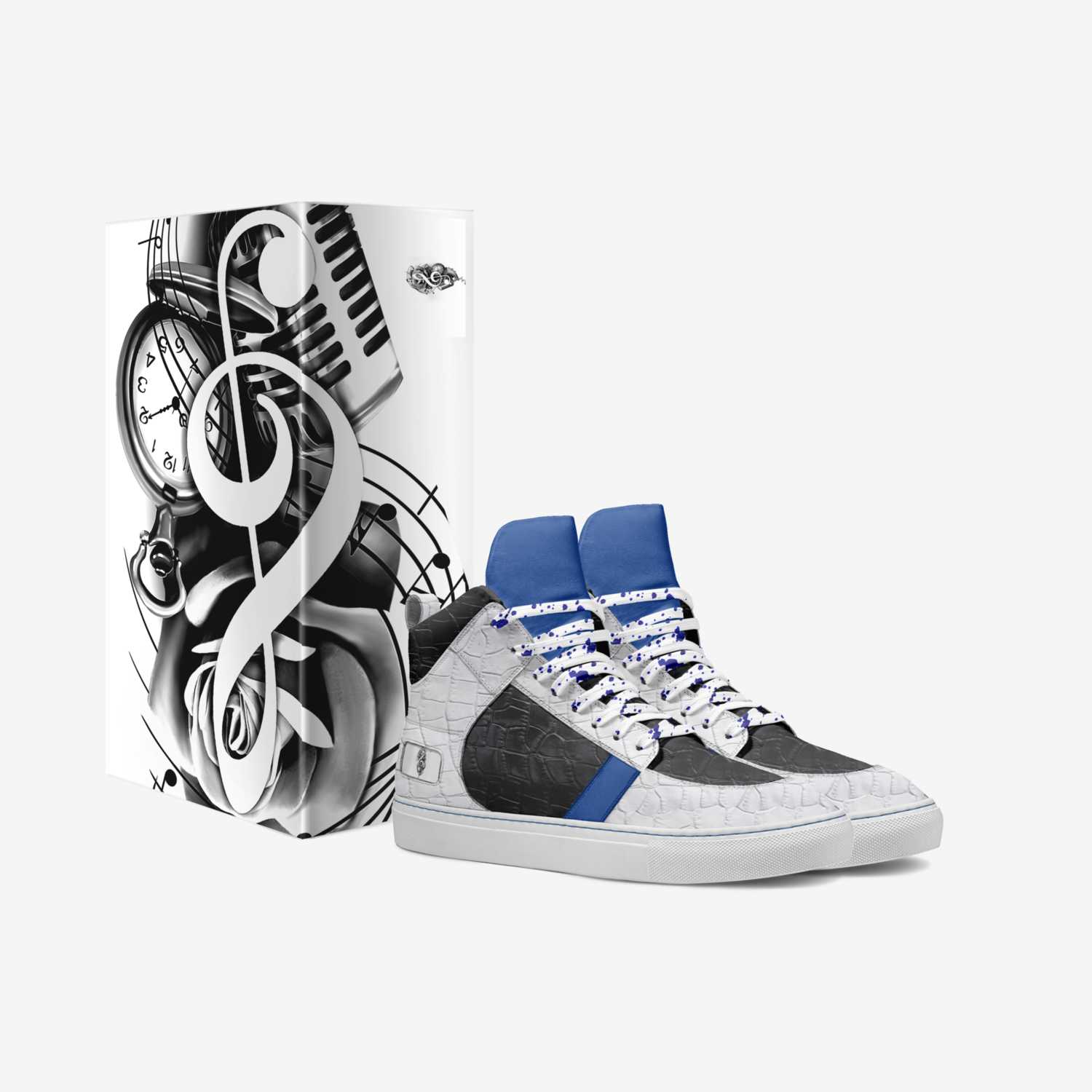 Pearlesent Dreams  custom made in Italy shoes by Chad Juarez | Box view