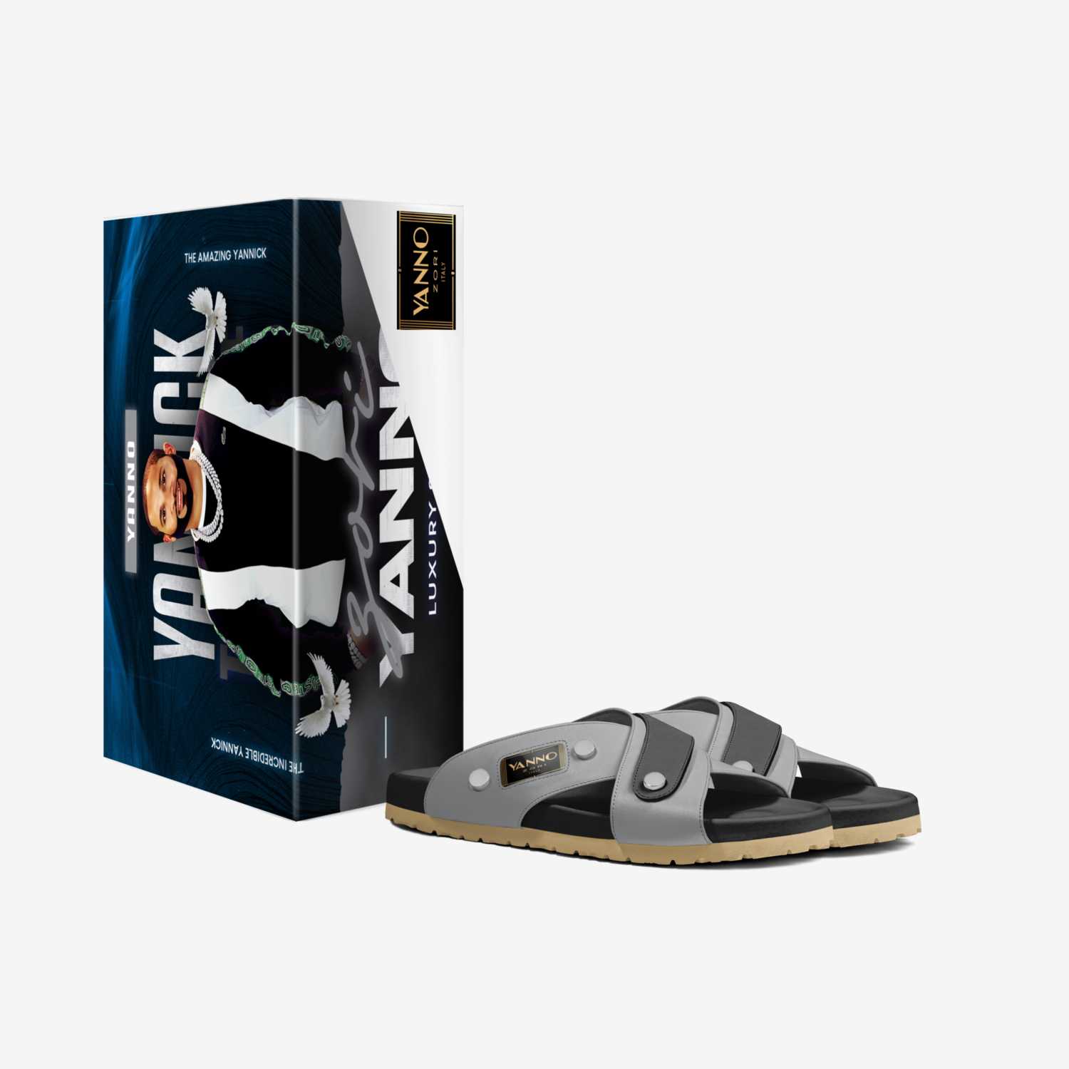 Zori  custom made in Italy shoes by Yannick Theodore | Box view