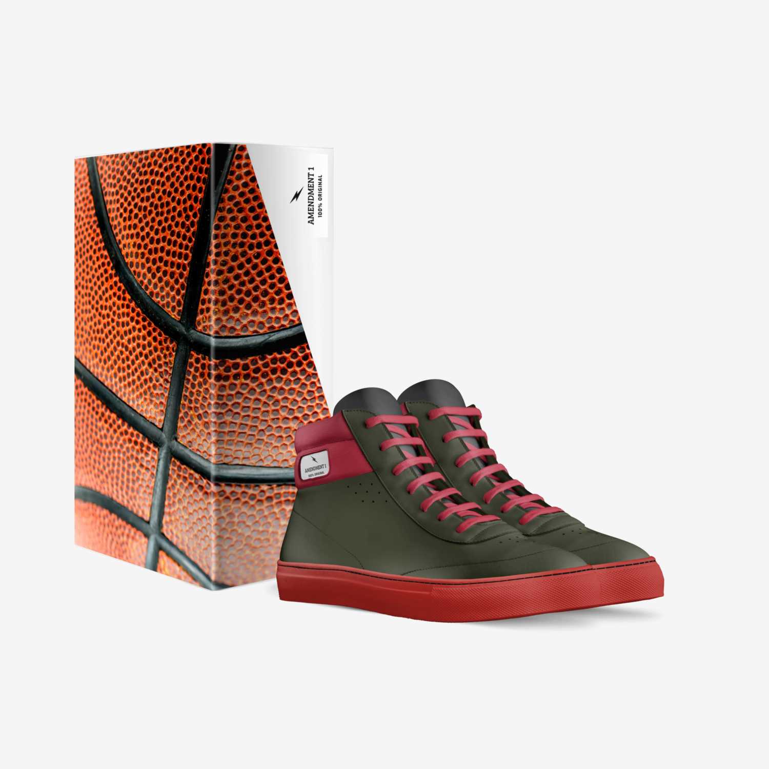 Amendment 1 custom made in Italy shoes by Richard C Williams Sr | Box view