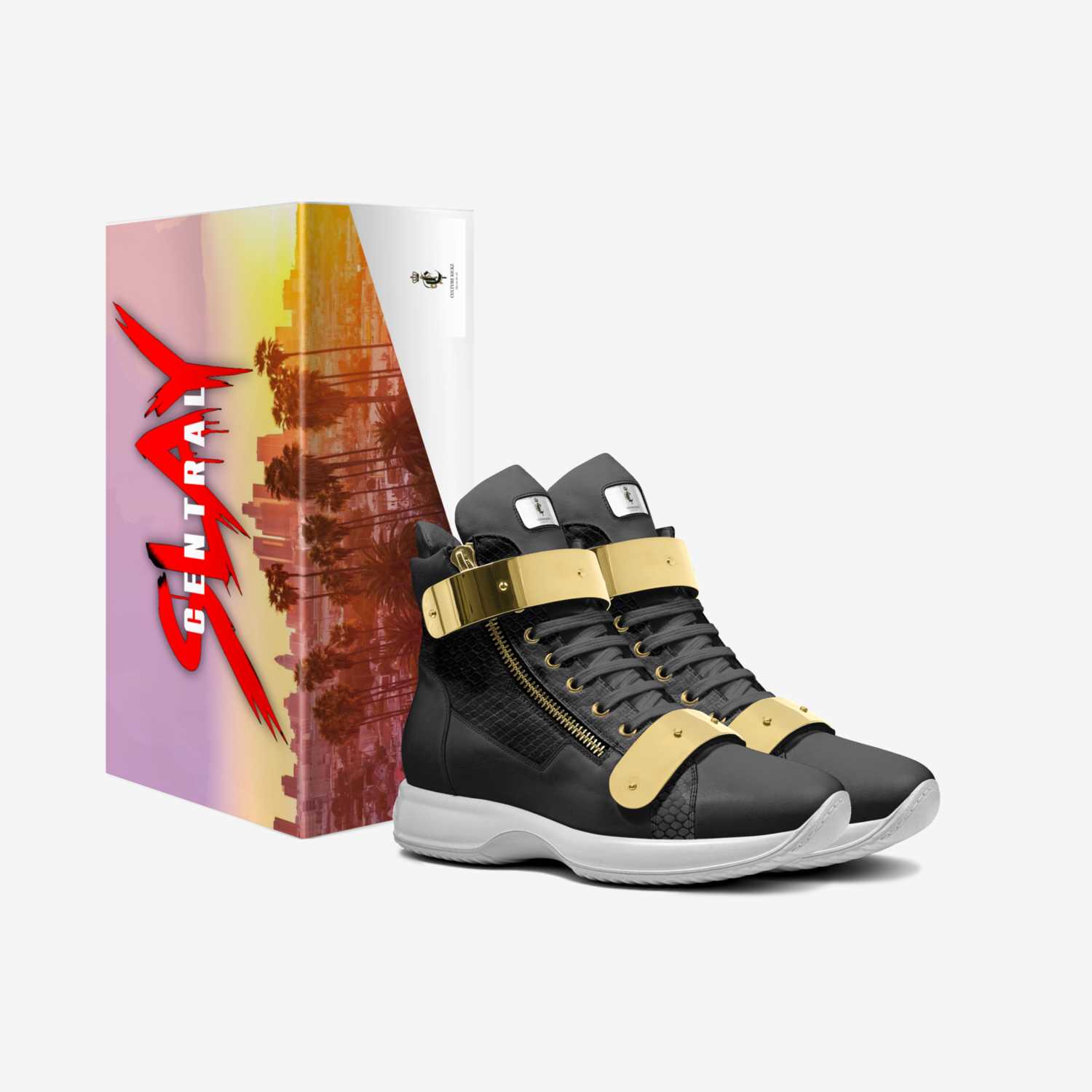 Culture Kickz custom made in Italy shoes by Aaron Elmore | Box view
