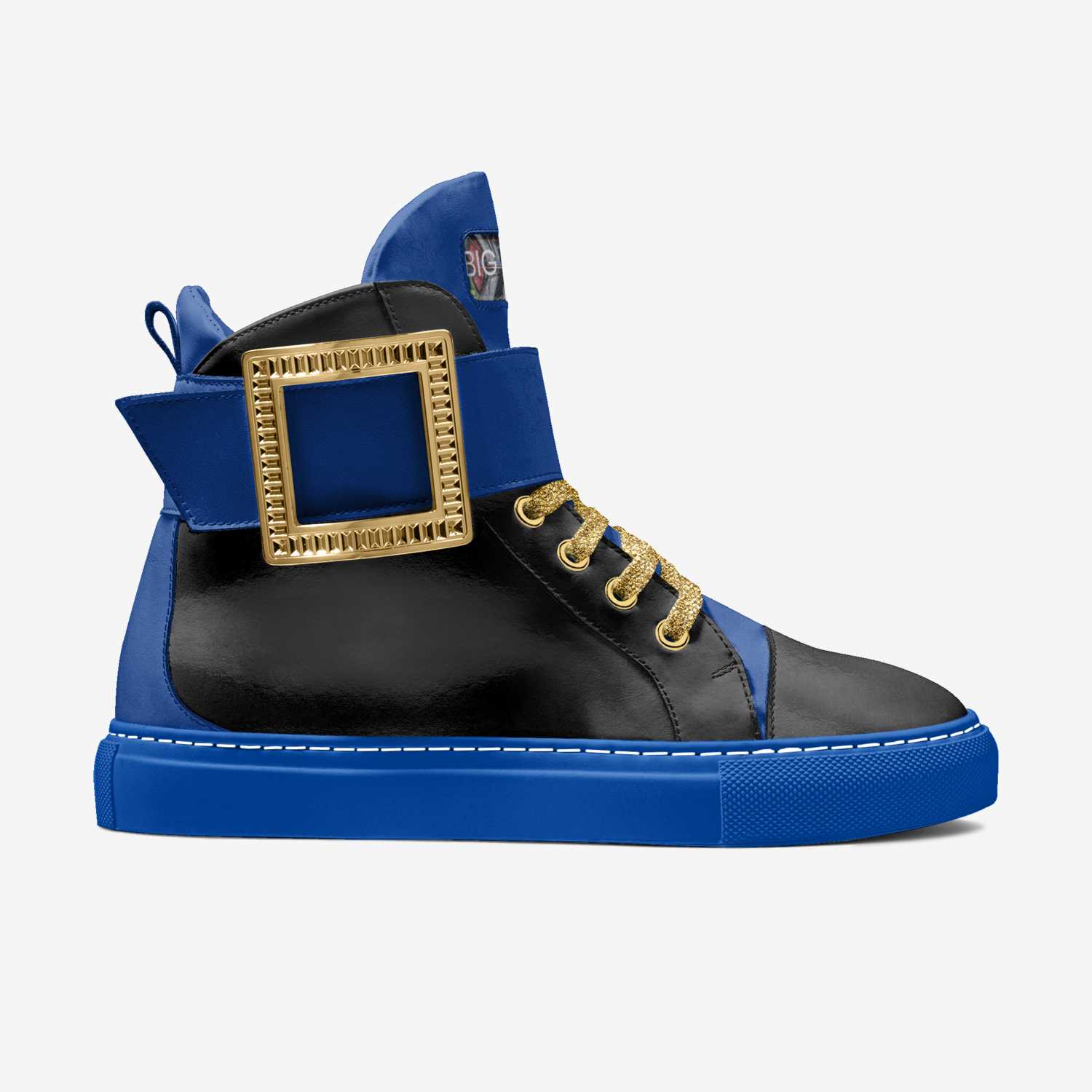 Big Boy Sneaker  custom made in Italy shoes by Sher-vawn Robinson | Side view