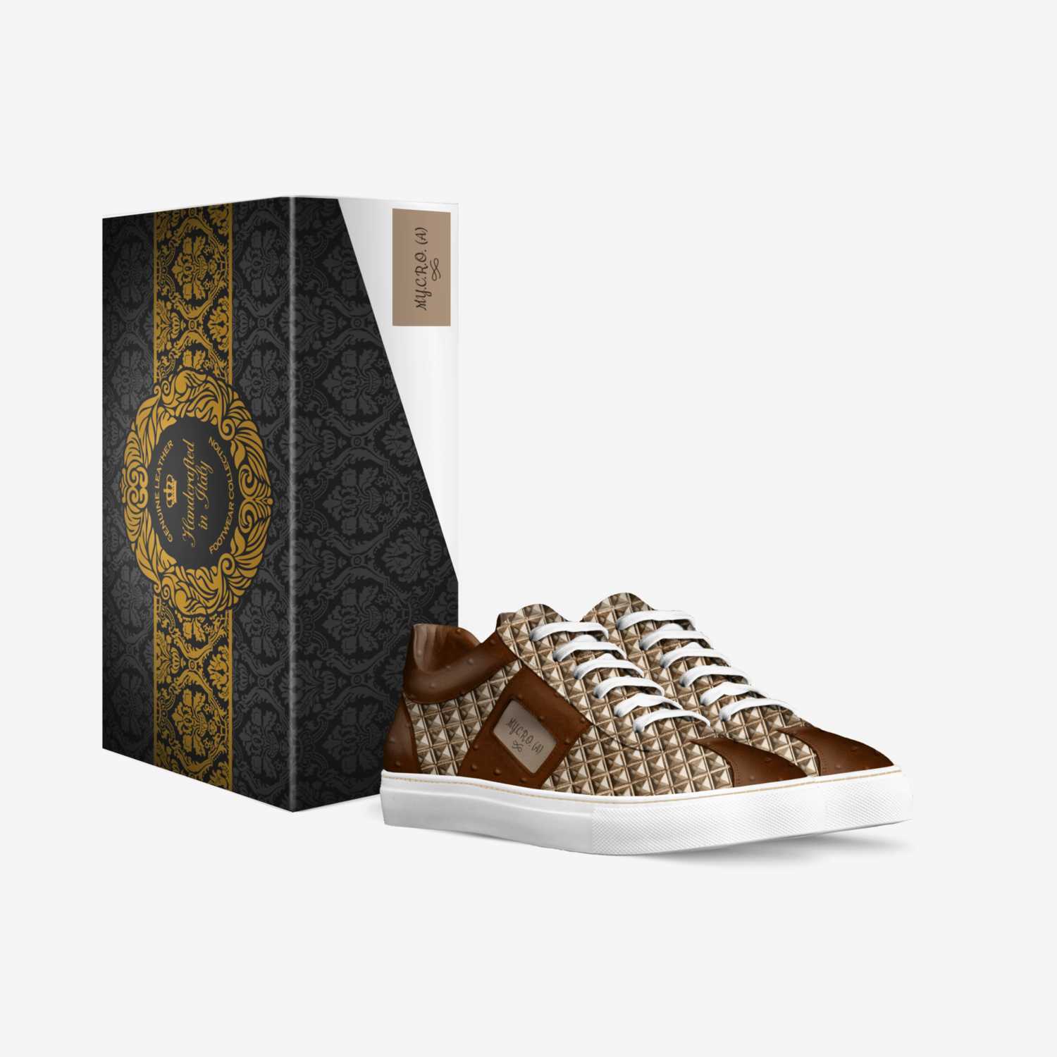 MY.C.R.O. (A) custom made in Italy shoes by Darius Curney | Box view