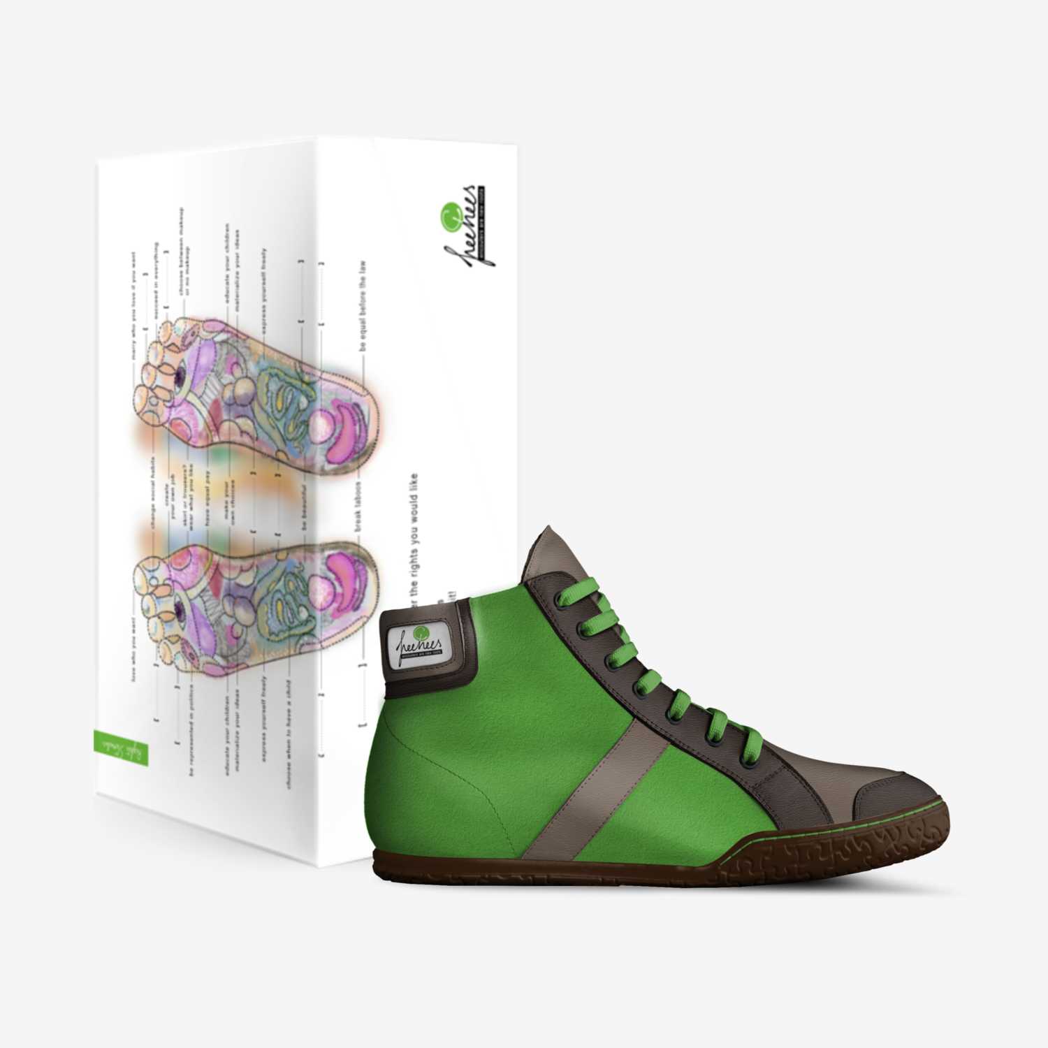 Rights Stimulus custom made in Italy shoes by Christine Morel | Box view