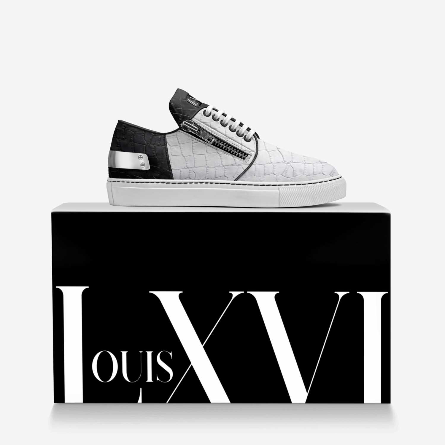 Louis XVI  custom made in Italy shoes by Aboutir Apparel | Over box view