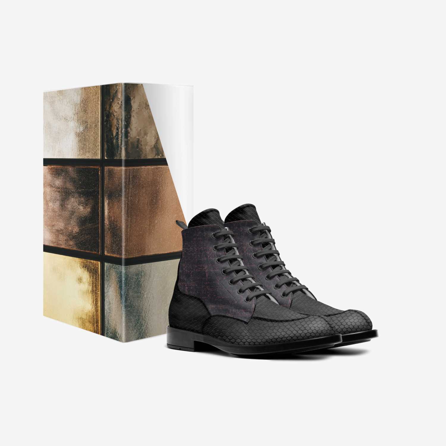 eastbound custom made in Italy shoes by Sole Syndicate | Box view