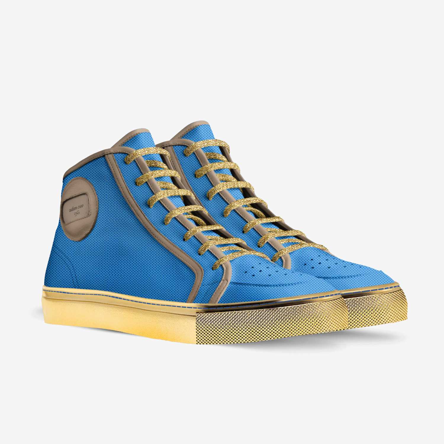 autism mama custom made in Italy shoes by Trēsha Judson | Double view