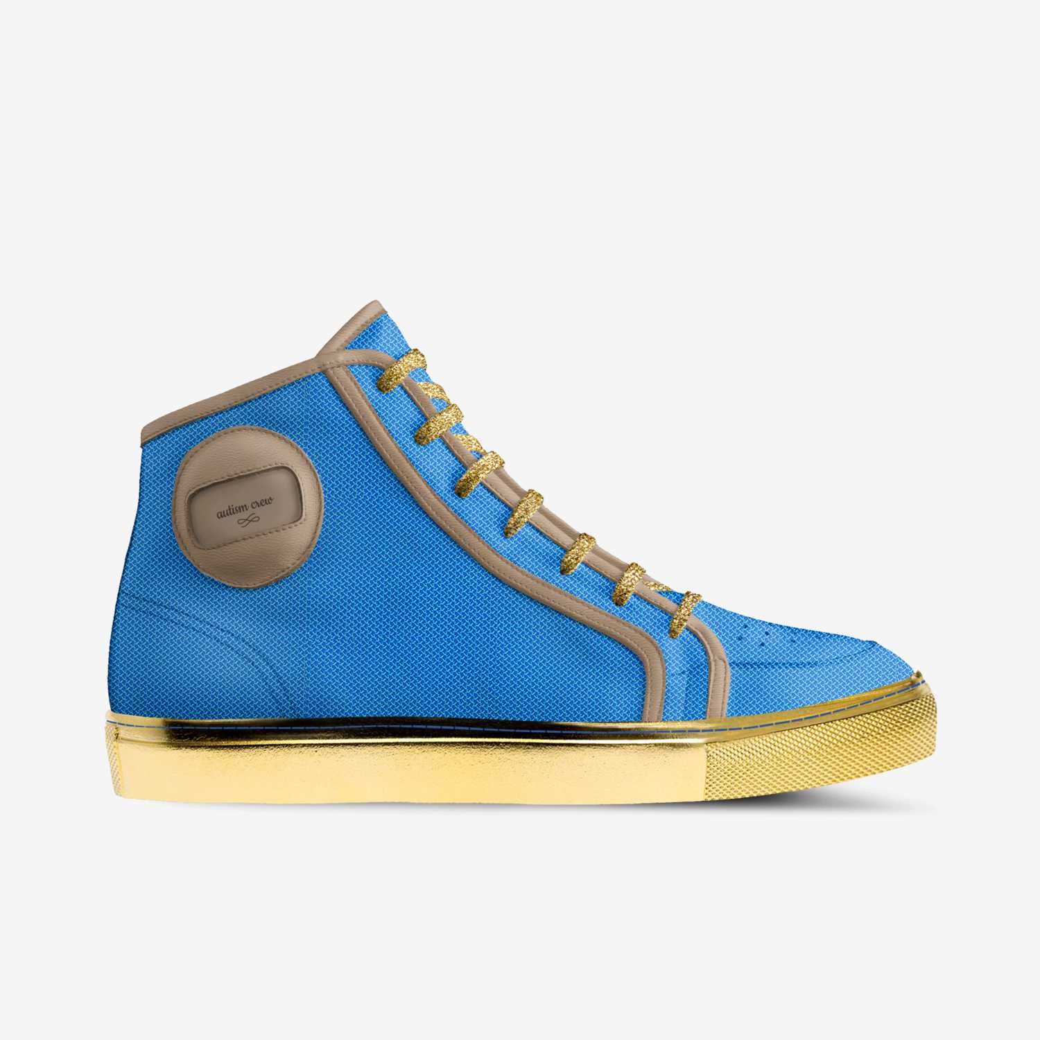 autism mama custom made in Italy shoes by Trēsha Judson | Side view