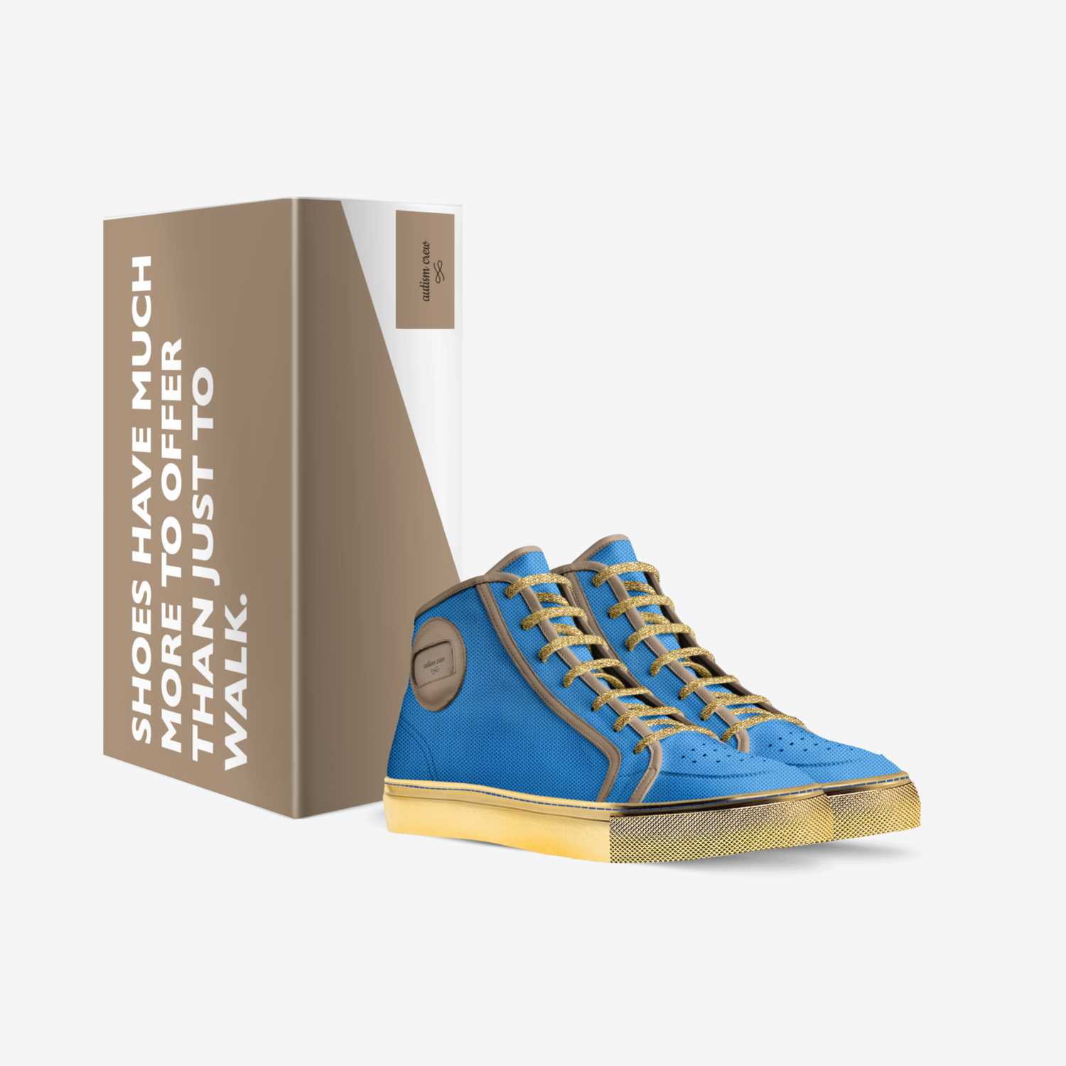 autism mama custom made in Italy shoes by Trēsha Judson | Box view