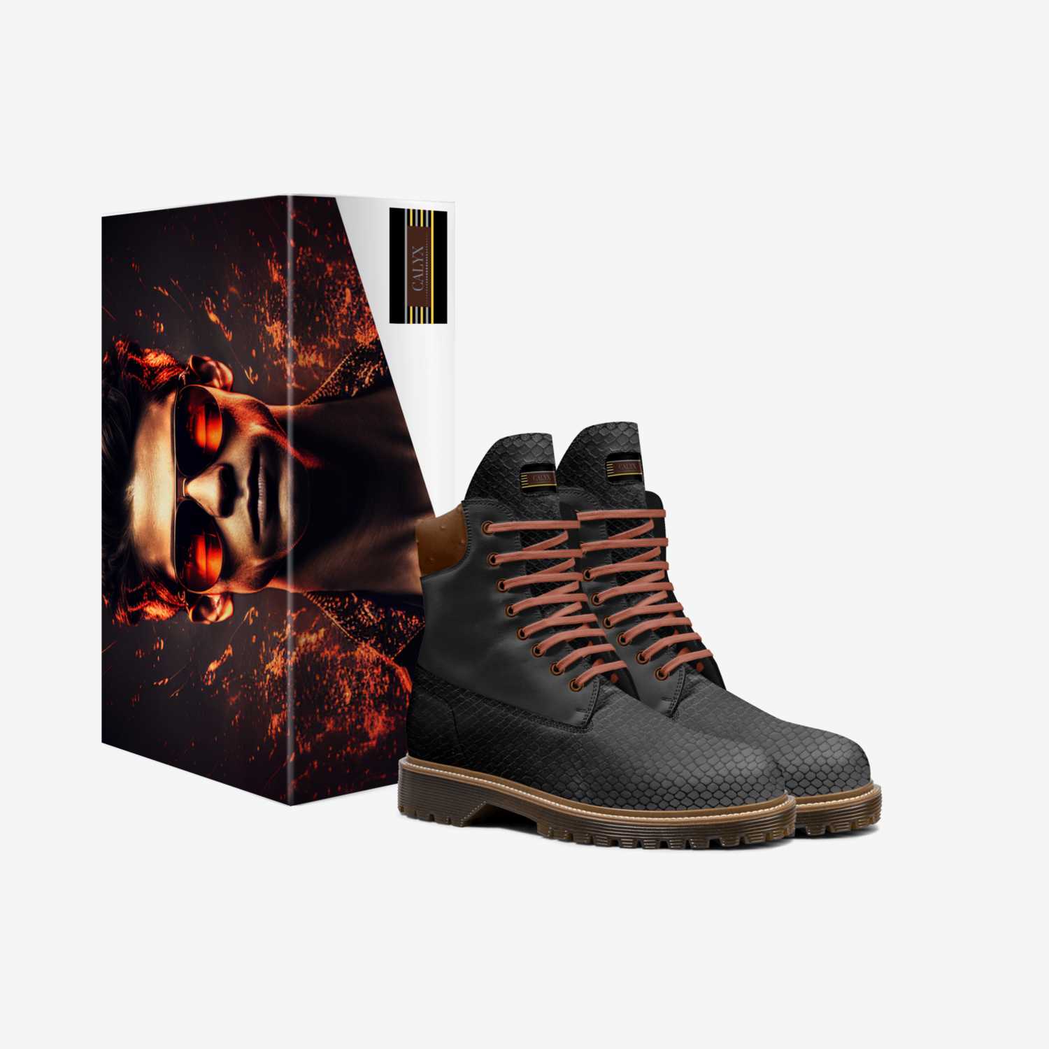 CALYX:SOIGNE custom made in Italy shoes by Gifford Jones | Box view