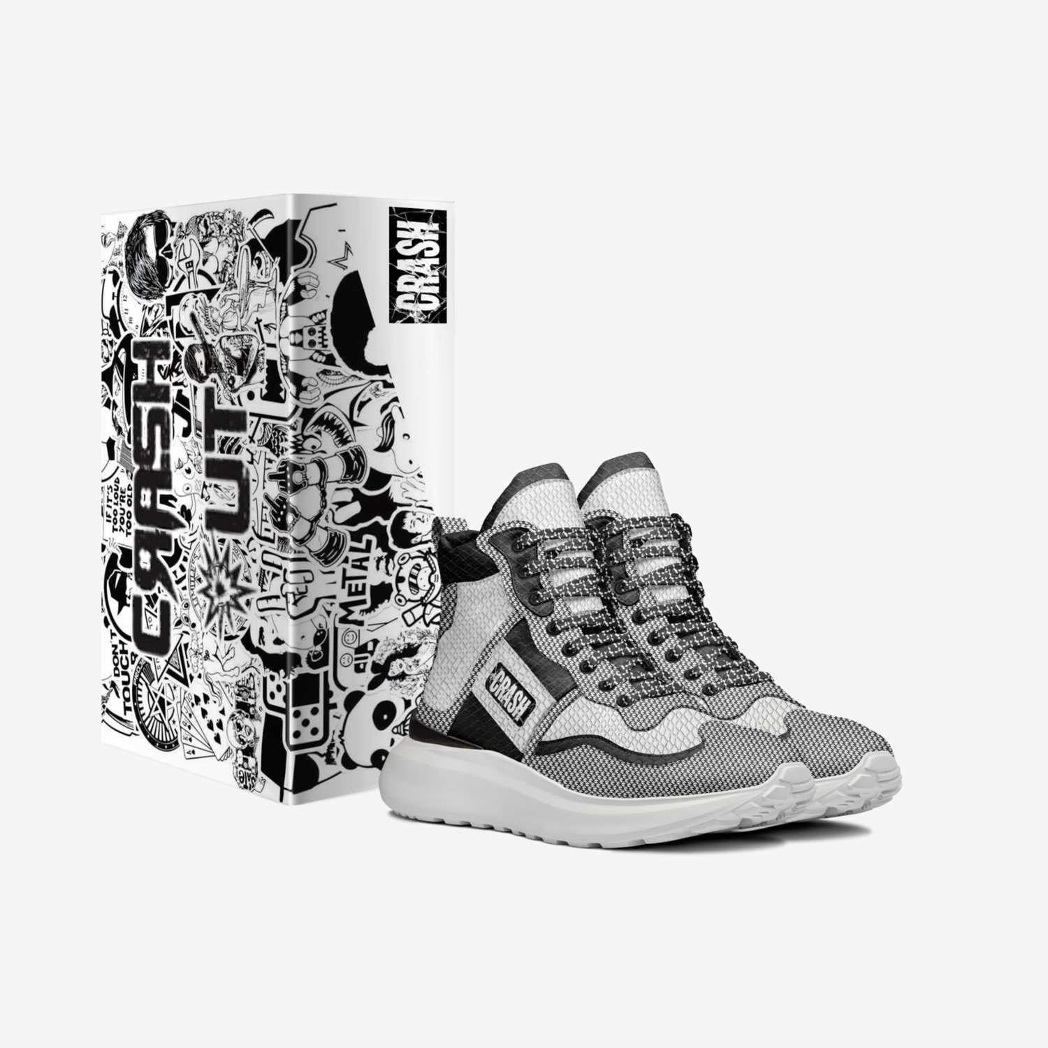 CrAsH OuT custom made in Italy shoes by Hollywood Canvas | Box view