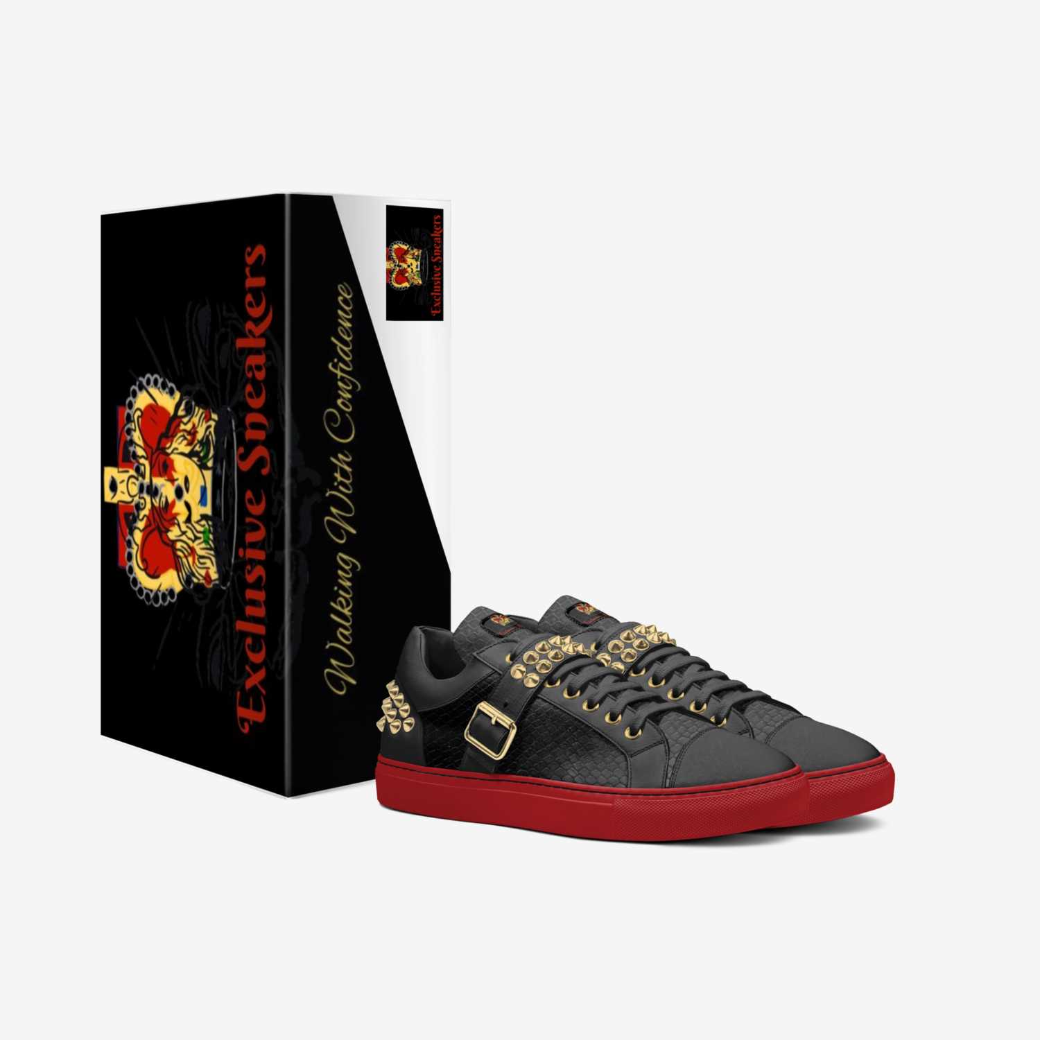 Exclusive Sneakers custom made in Italy shoes by Marcus Simmons | Box view