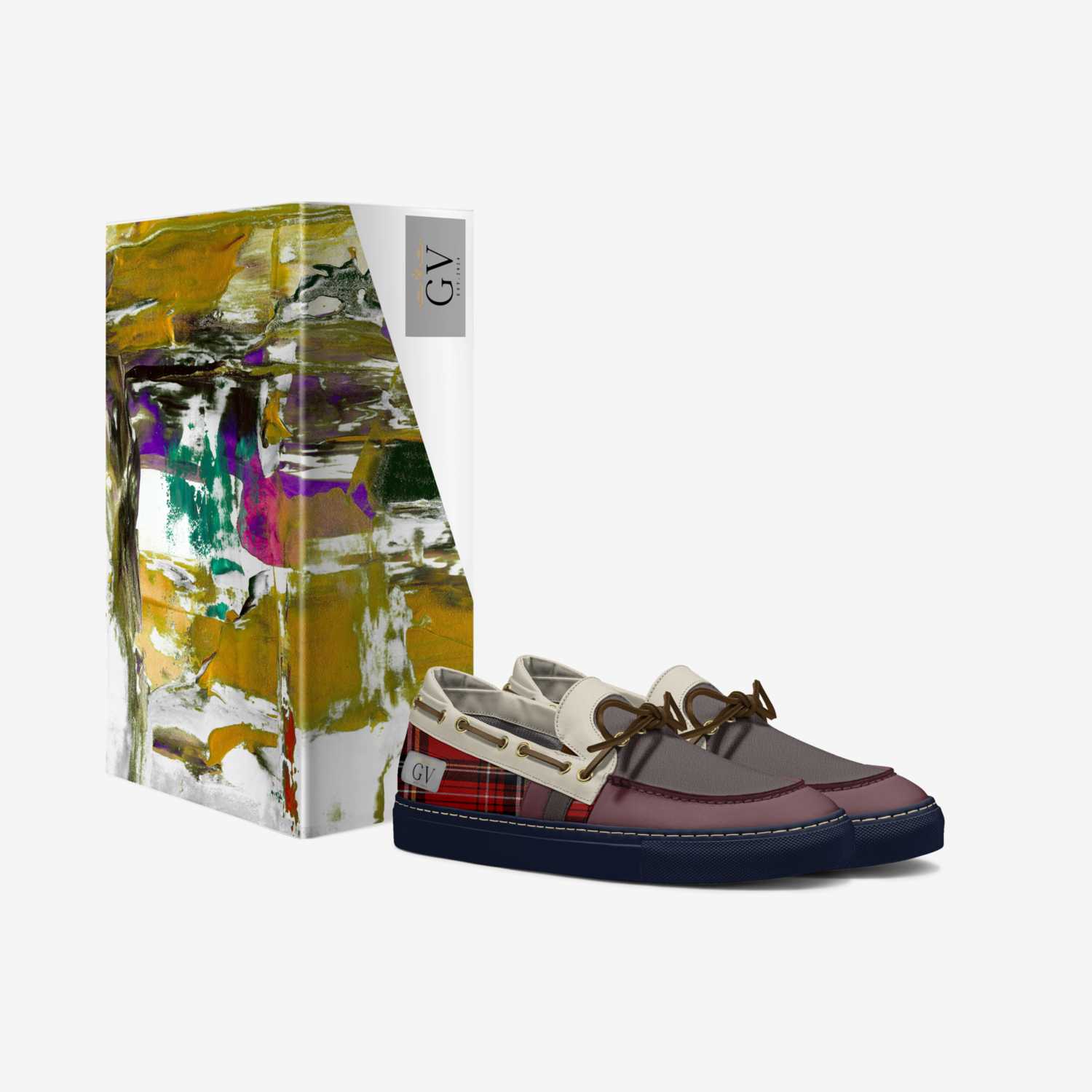 GV Shoe one custom made in Italy shoes by Ethan Arnold | Box view