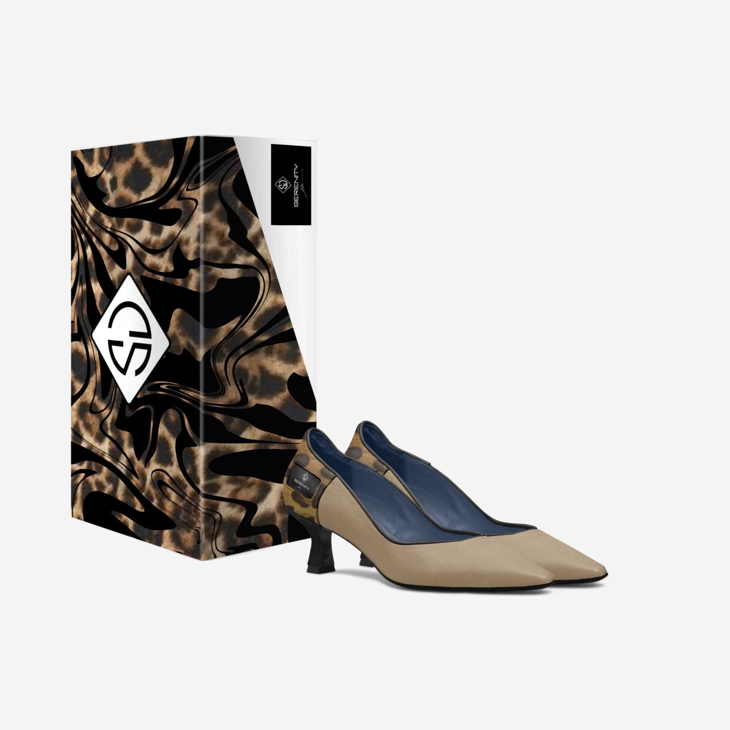 Wendi custom made in Italy shoes by Serenity Jordan | Box view