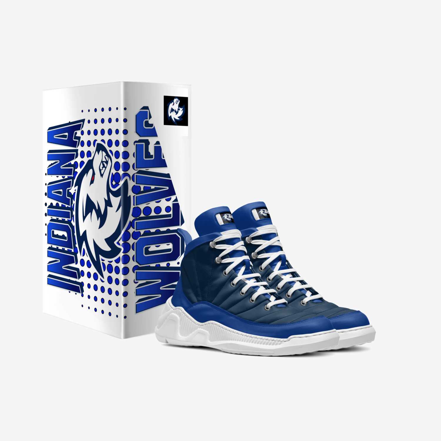 Wolves Elite 1s custom made in Italy shoes by Michael Hasell | Box view
