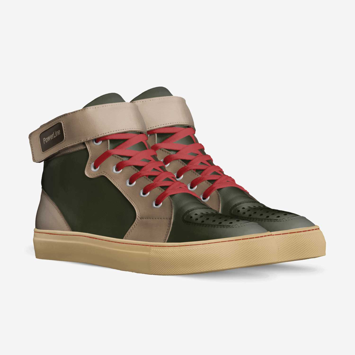 Powerline custom made in Italy shoes by Leslie Keele | Double view