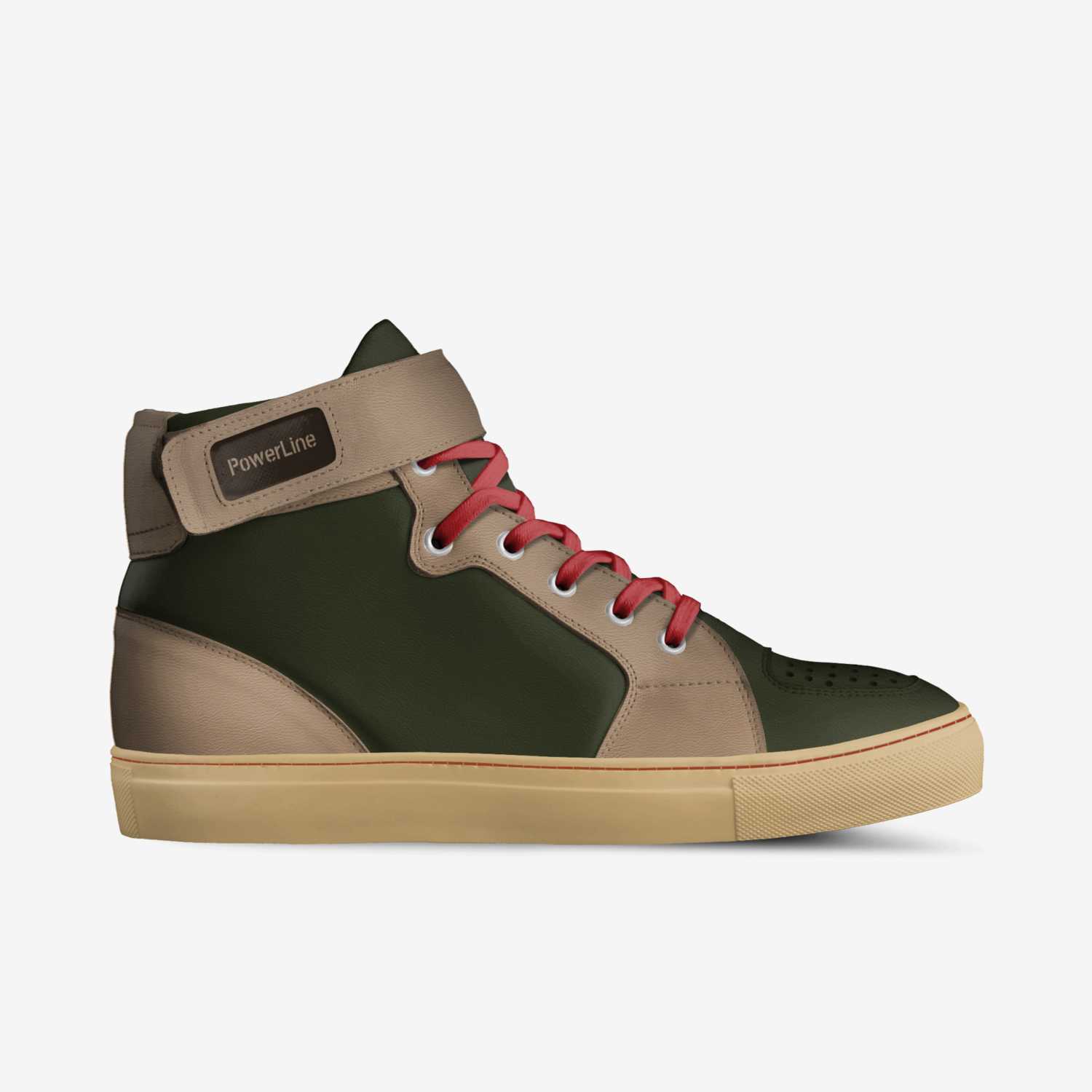 Powerline custom made in Italy shoes by Leslie Keele | Side view