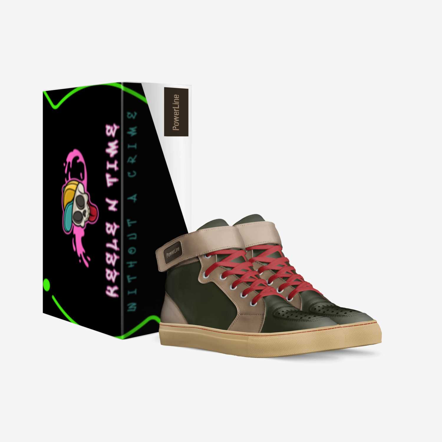 Powerline custom made in Italy shoes by Leslie Keele | Box view