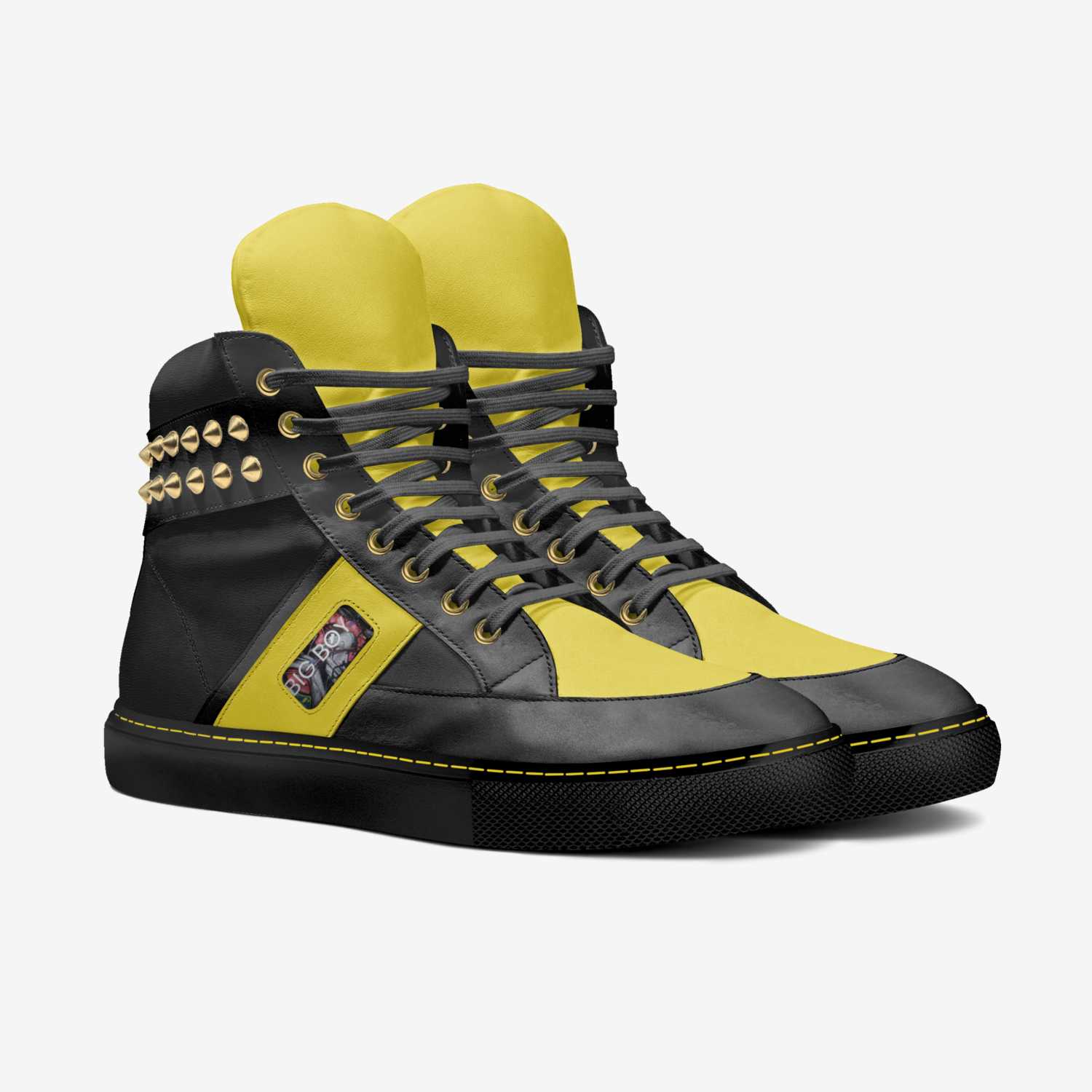 Big Boy Sneaker  custom made in Italy shoes by Sher-vawn Robinson | Double view