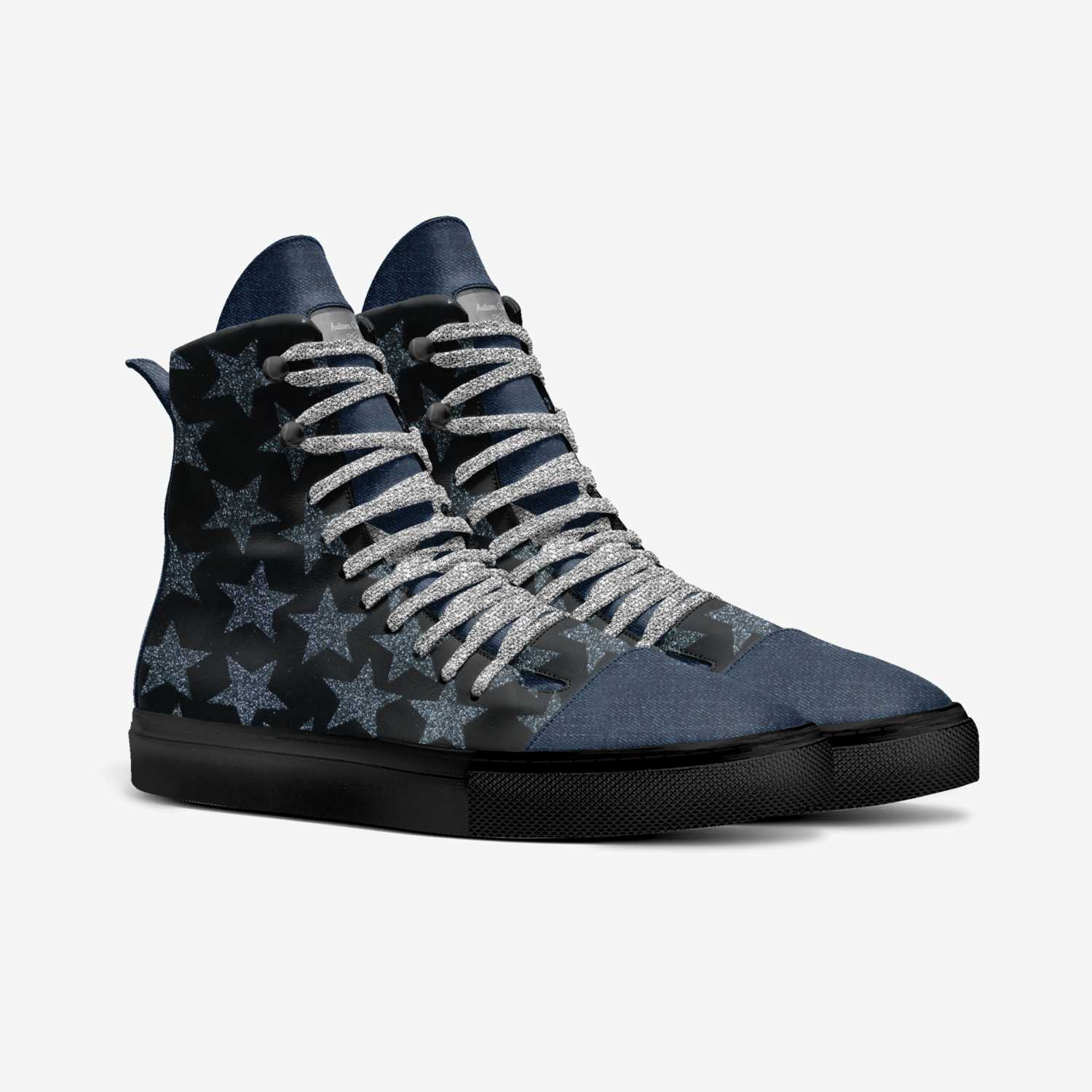 Autism Crew custom made in Italy shoes by Trēsha Judson | Double view