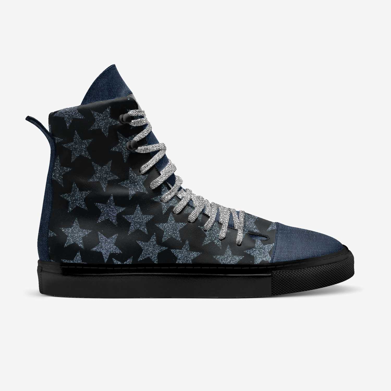 Autism Crew custom made in Italy shoes by Trēsha Judson | Side view