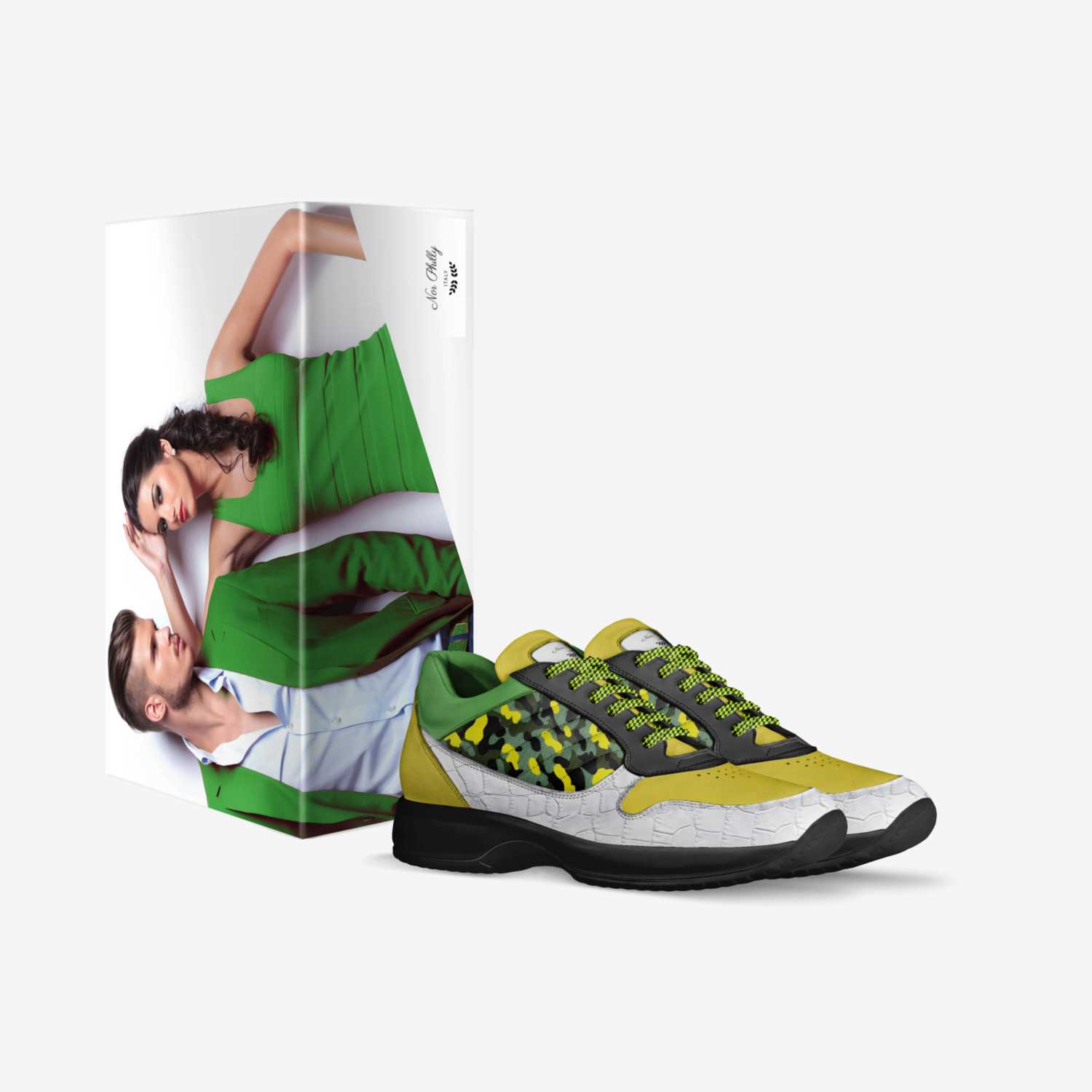 Nor Philly custom made in Italy shoes by Philomena Whitehead | Box view