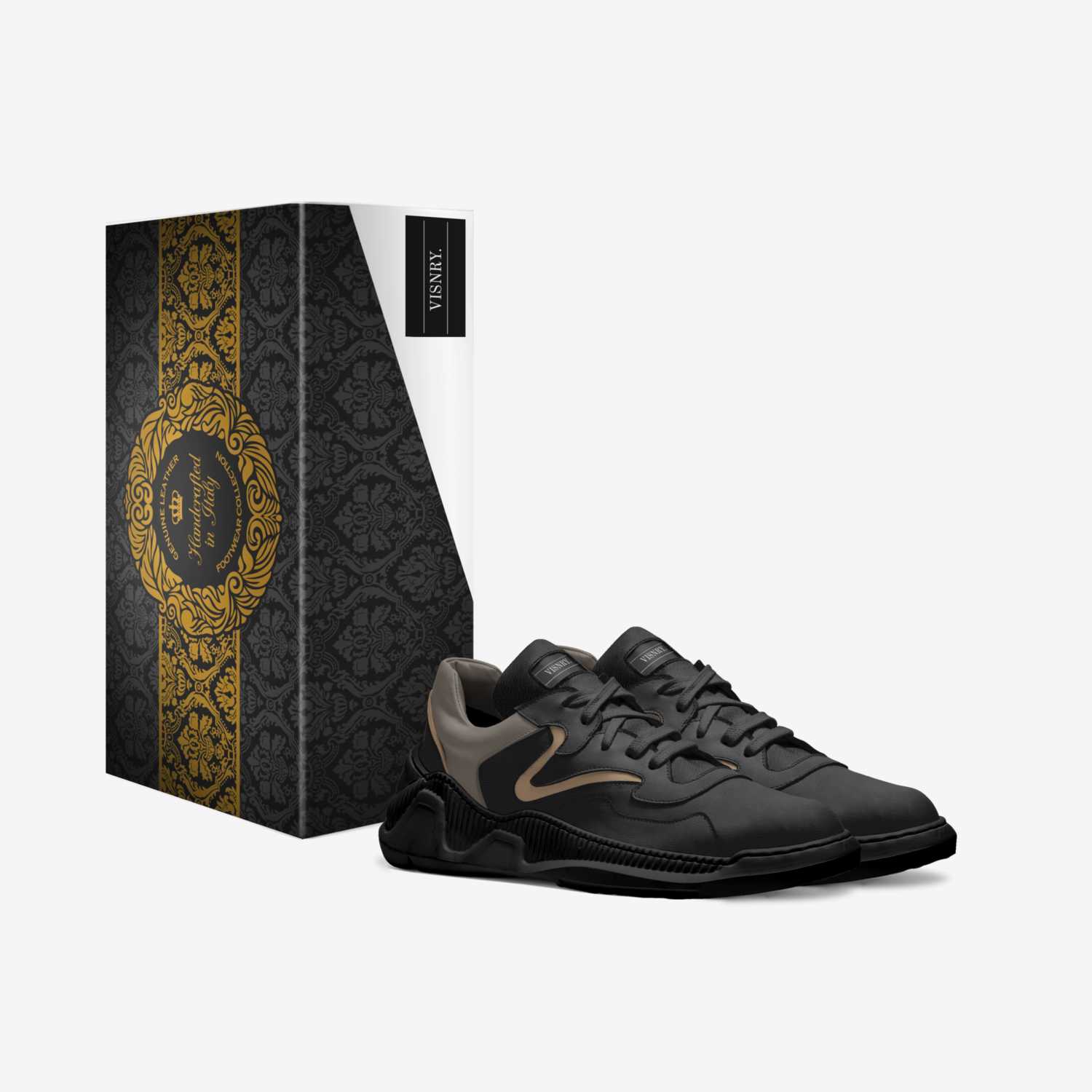 Terra BB custom made in Italy shoes by Dom The Visionary | Box view