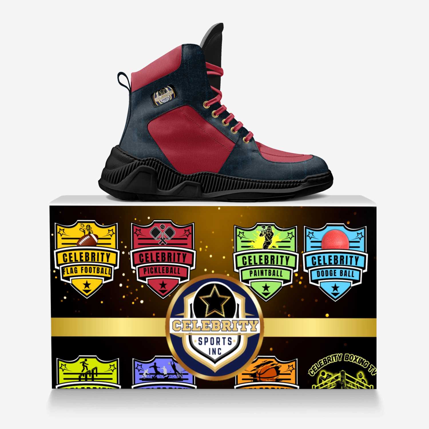 UNR8D-CSI custom made in Italy shoes by Gary Guffey | Over box view