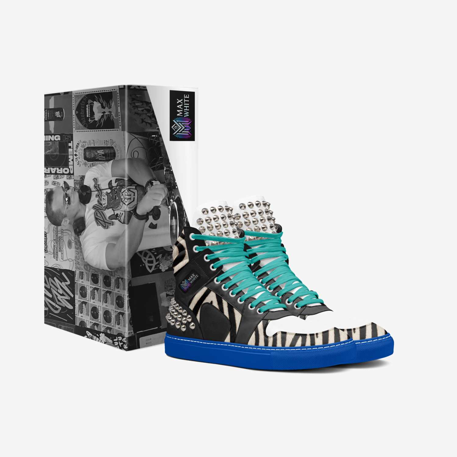 MAX 1 custom made in Italy shoes by Max White | Box view