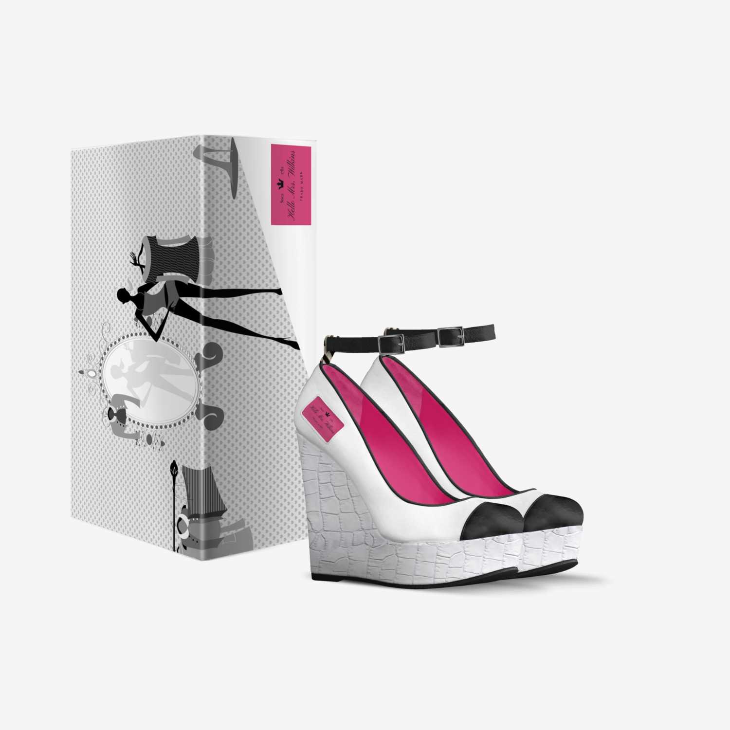 Hello Mrs. Wilkins custom made in Italy shoes by Chantae Ringgold | Box view