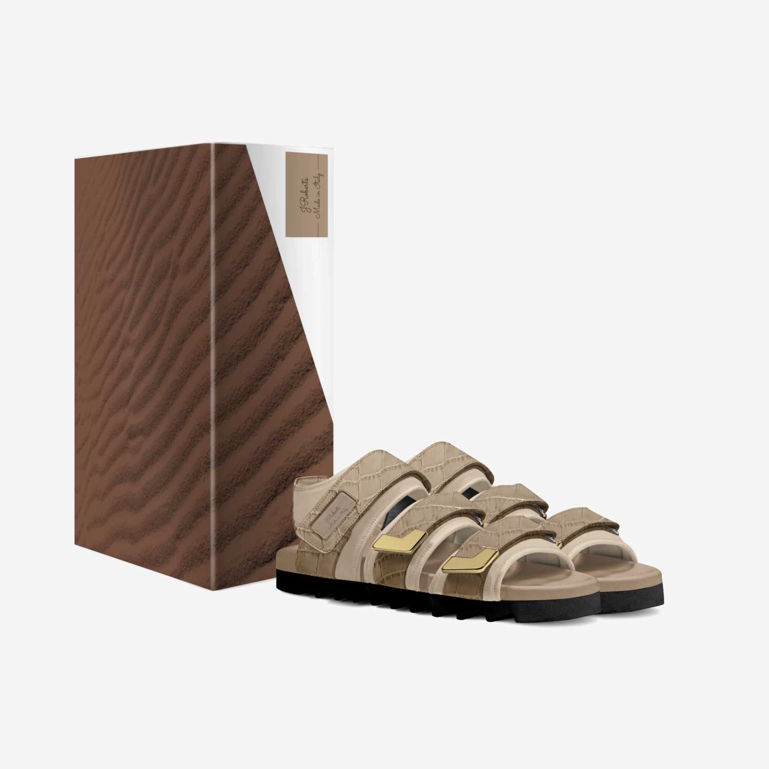 JRoberts custom made in Italy shoes by Jaylen Black | Box view