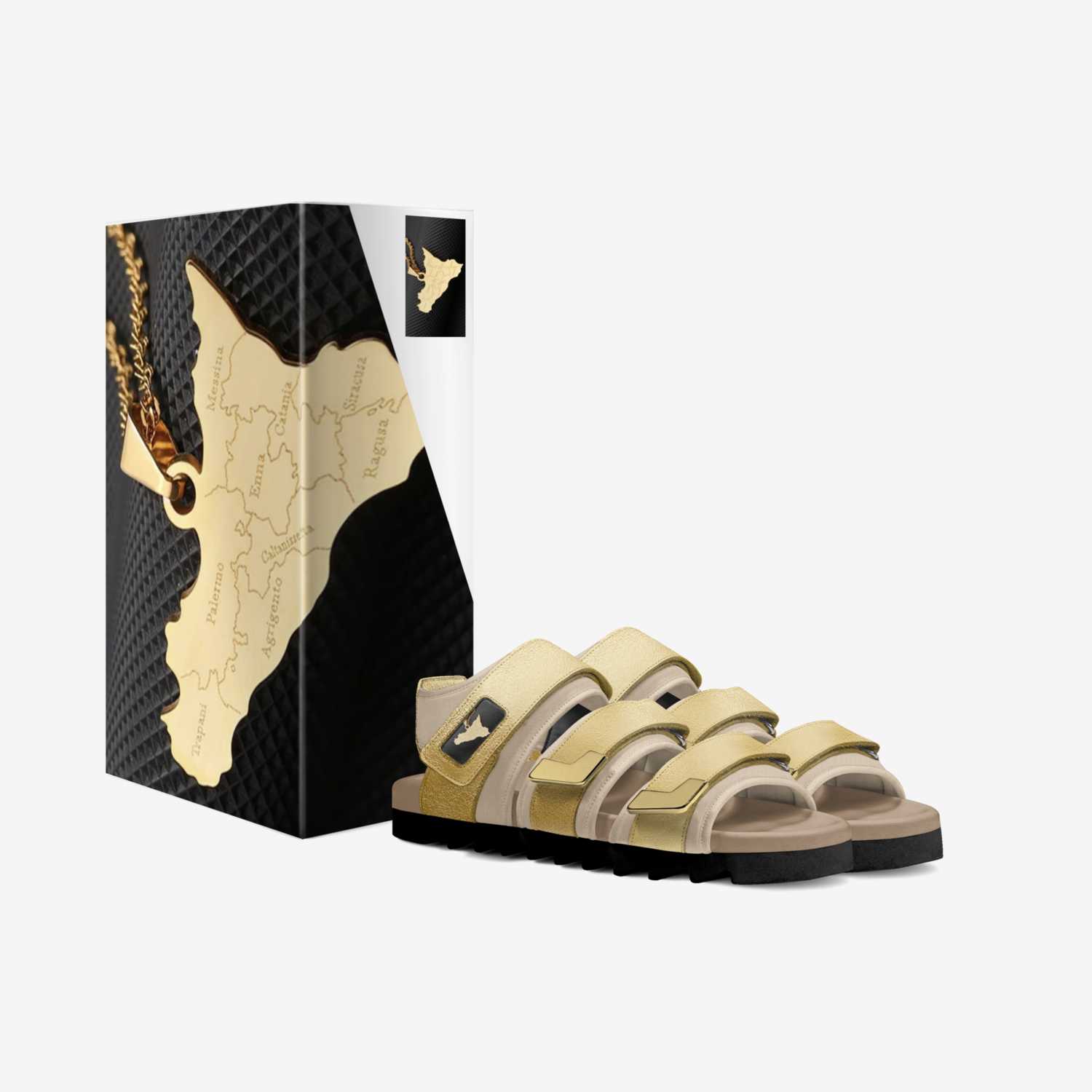 Sicilia custom made in Italy shoes by Xavier Gambino | Box view