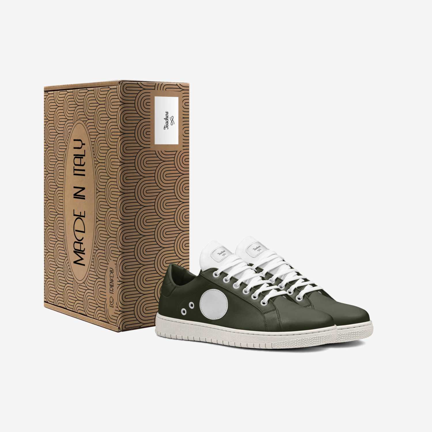 Teachers custom made in Italy shoes by Mikal Naeem Nash | Box view