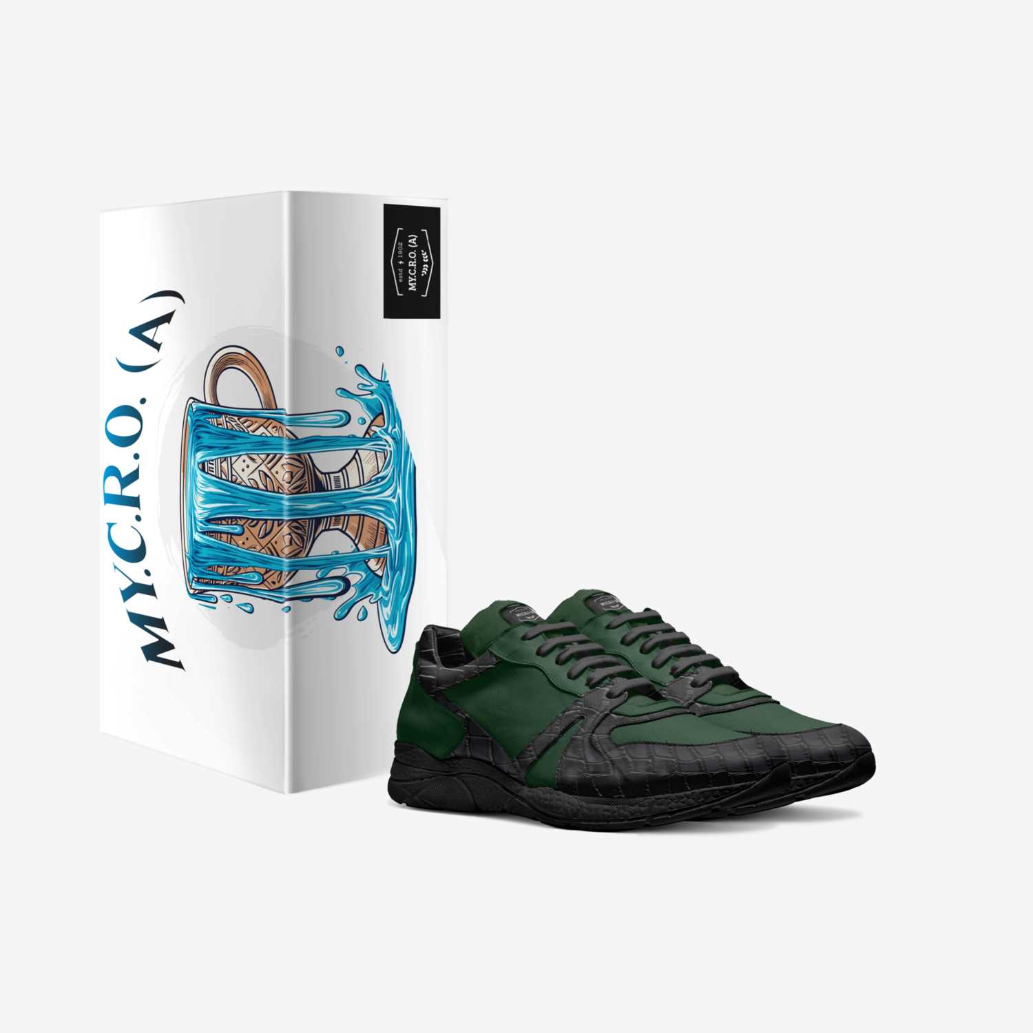 MY.C.R.O. (A) custom made in Italy shoes by Darius Curney | Box view