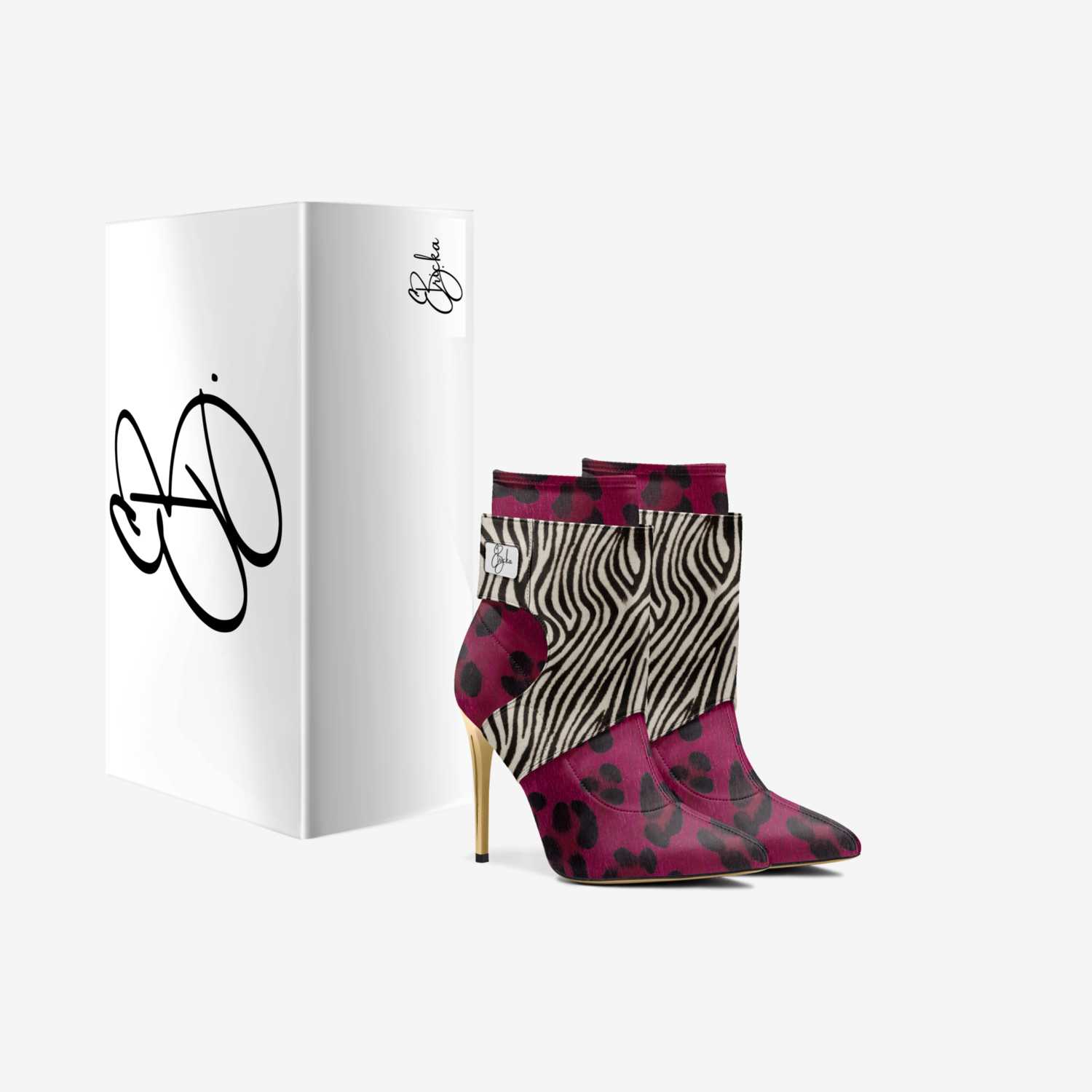 SaZZy B custom made in Italy shoes by Ericka Johnson | Box view