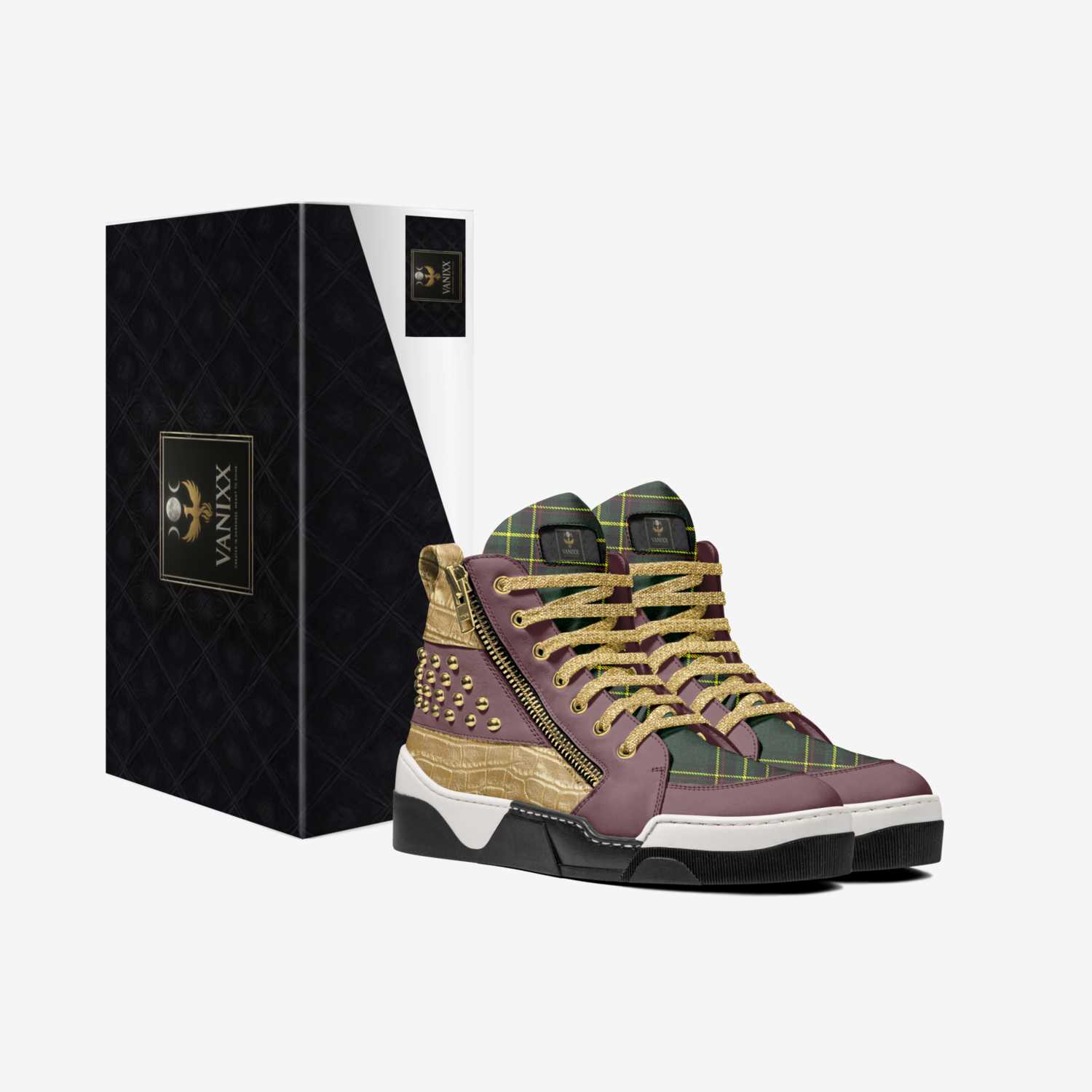 VNX custom made in Italy shoes by Candace Heard | Box view