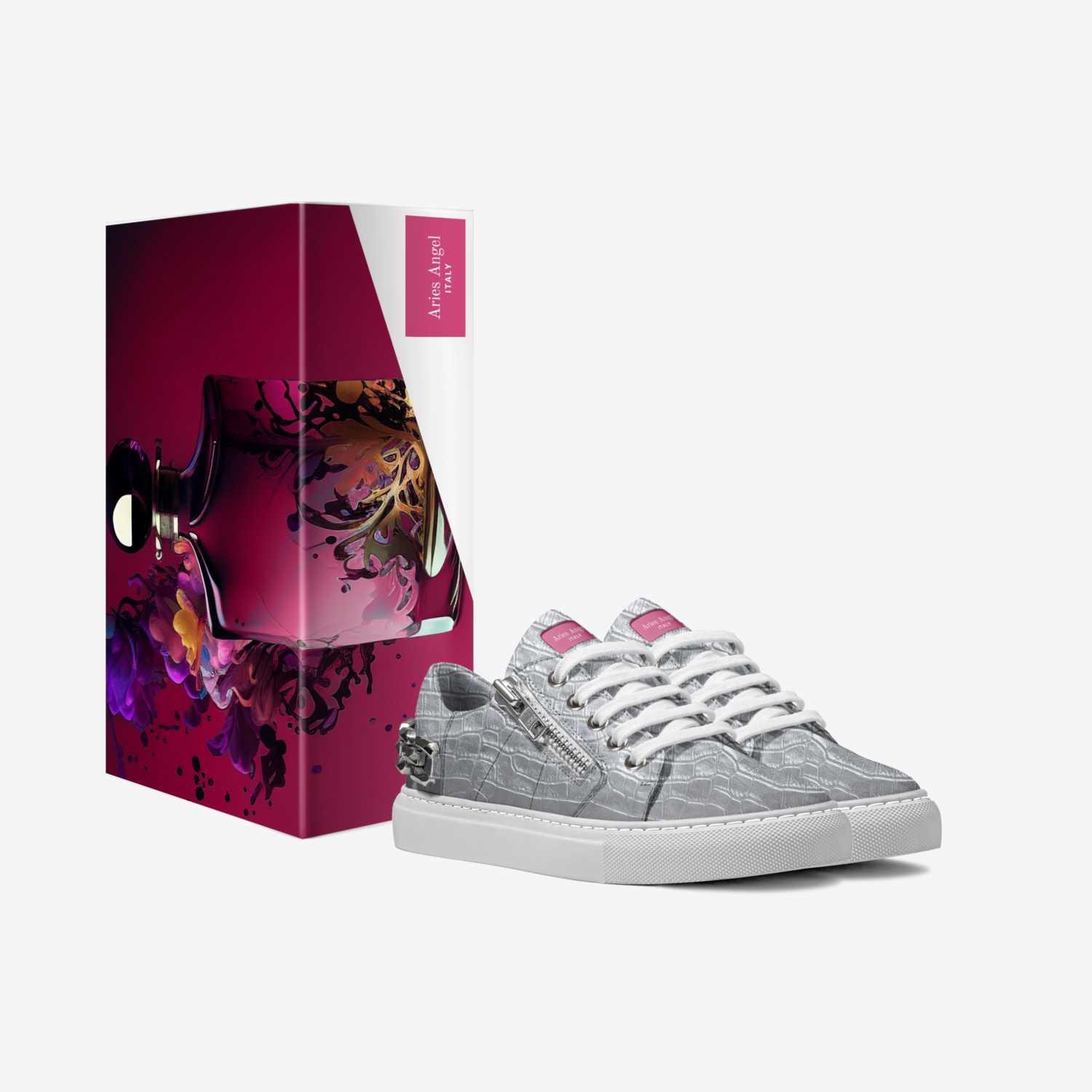 Aries Angel custom made in Italy shoes by Lois Kasuboski | Box view