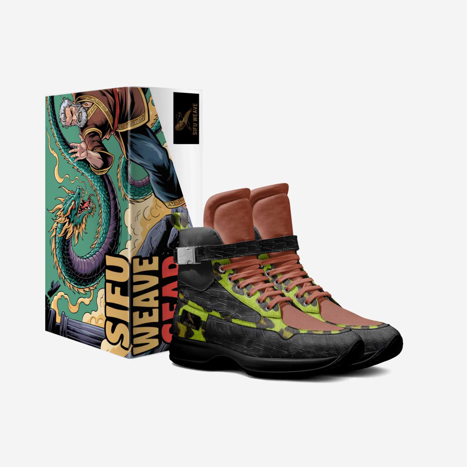 Sifu Weave custom made in Italy shoes by Michael Johnson | Box view