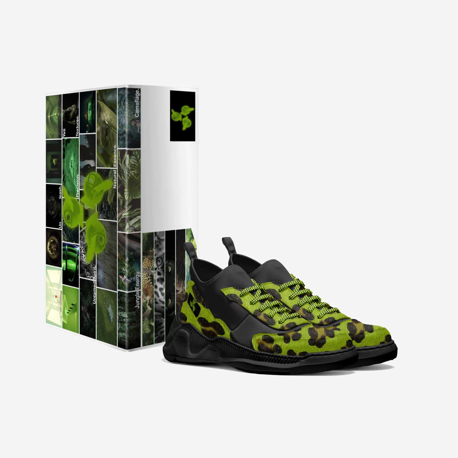 LEOPARD GREEN custom made in Italy shoes by Marlon Jones | Box view
