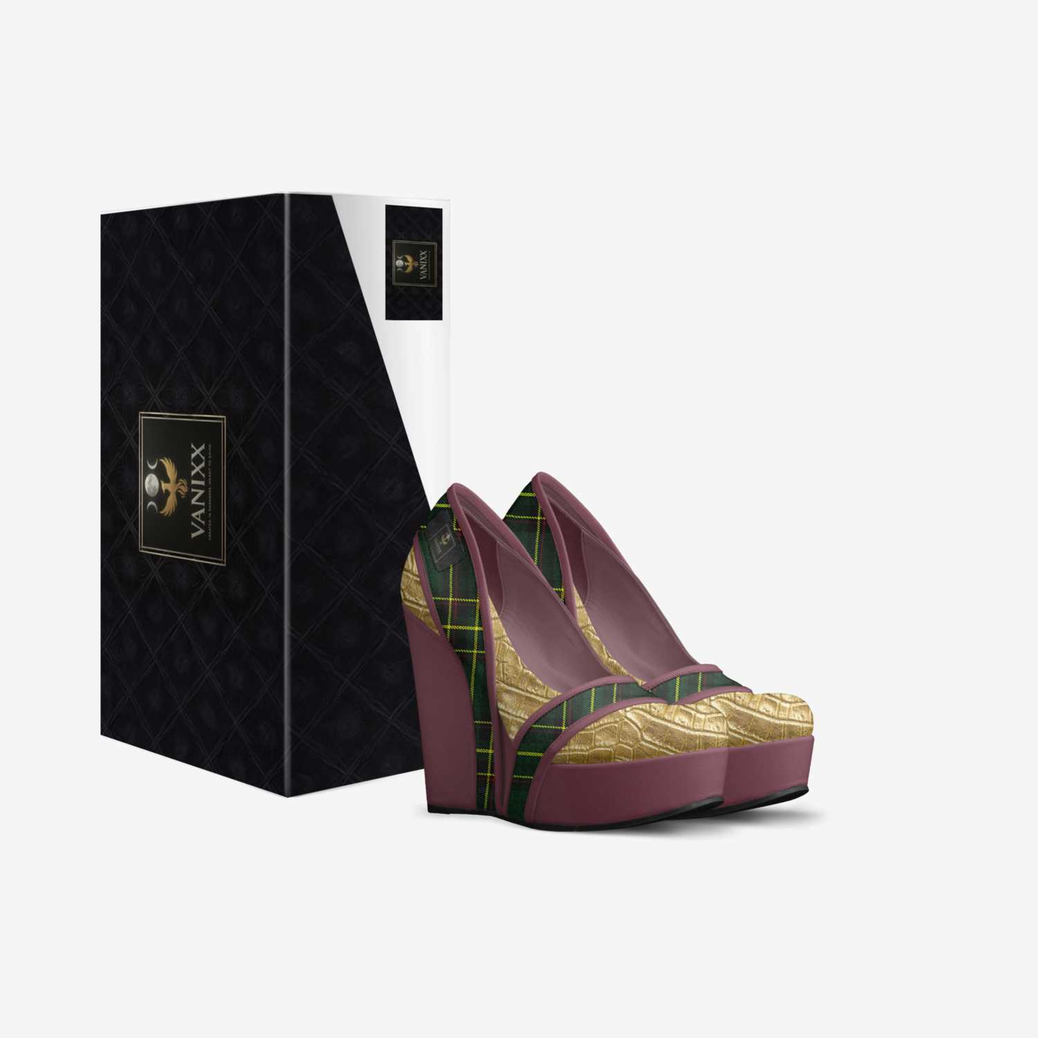 VXN custom made in Italy shoes by Candace Heard | Box view