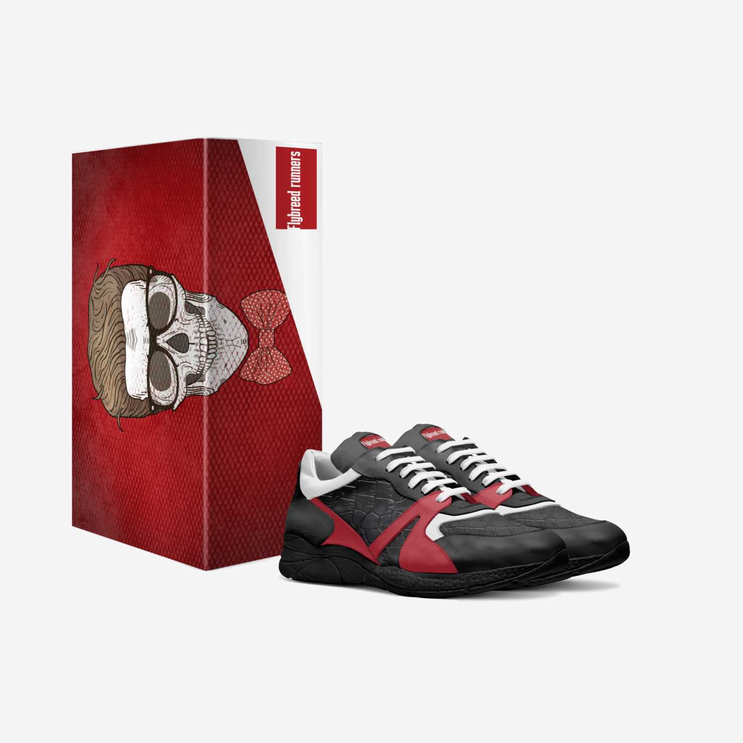 Flybreed runners  custom made in Italy shoes by Michael Nieves | Box view