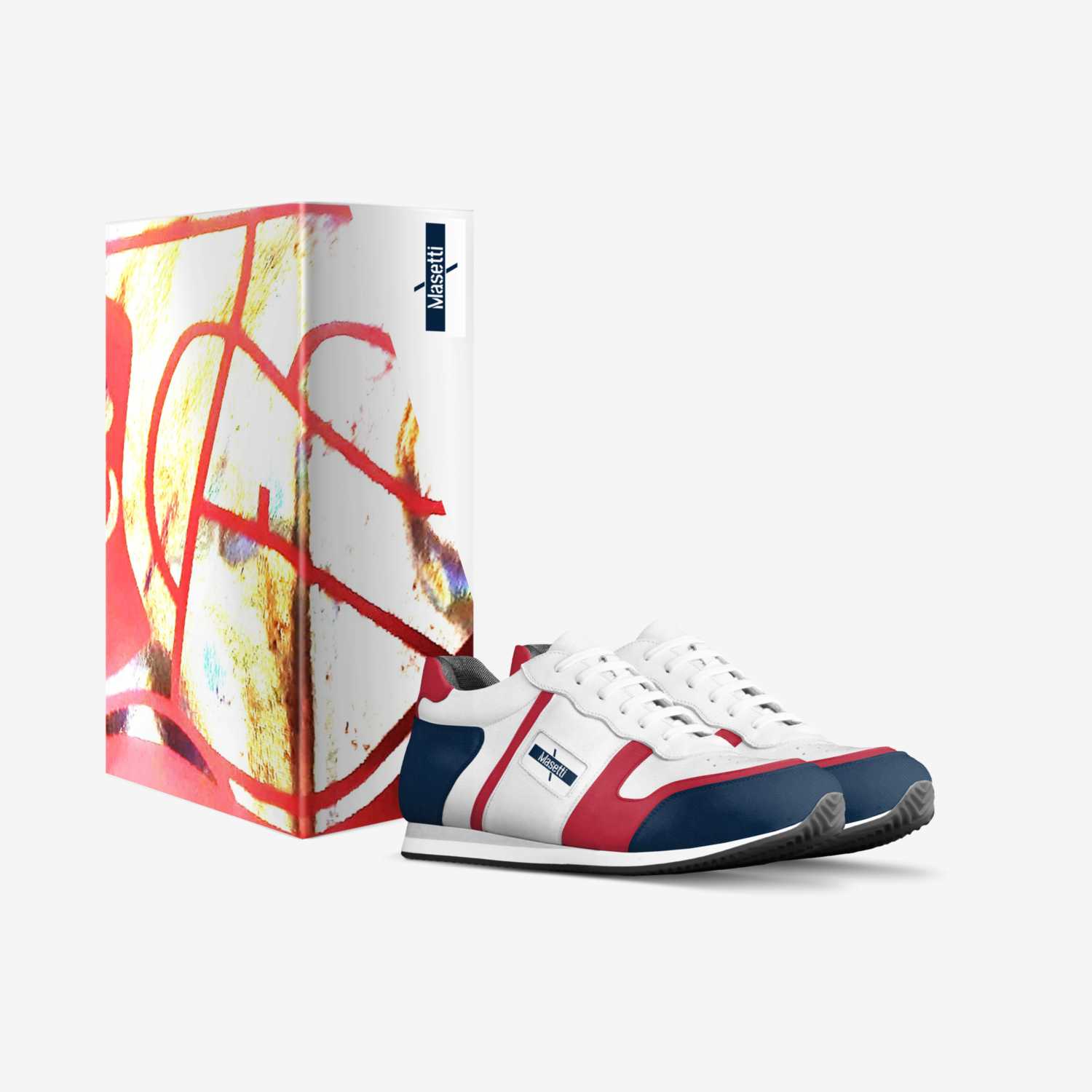 Masetti custom made in Italy shoes by Sean Furr | Box view
