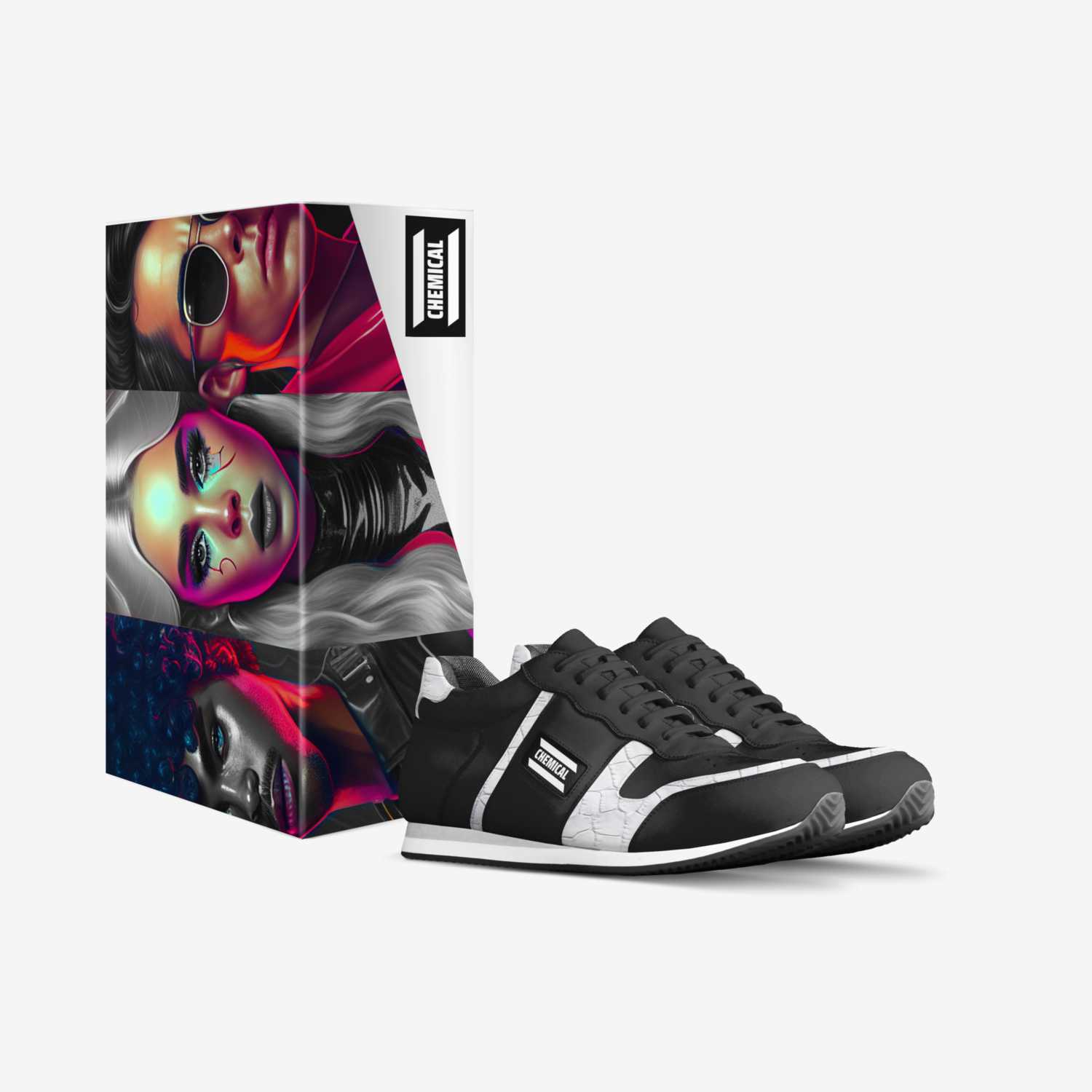 CHEMICAL  custom made in Italy shoes by Dashawn Johnson | Box view