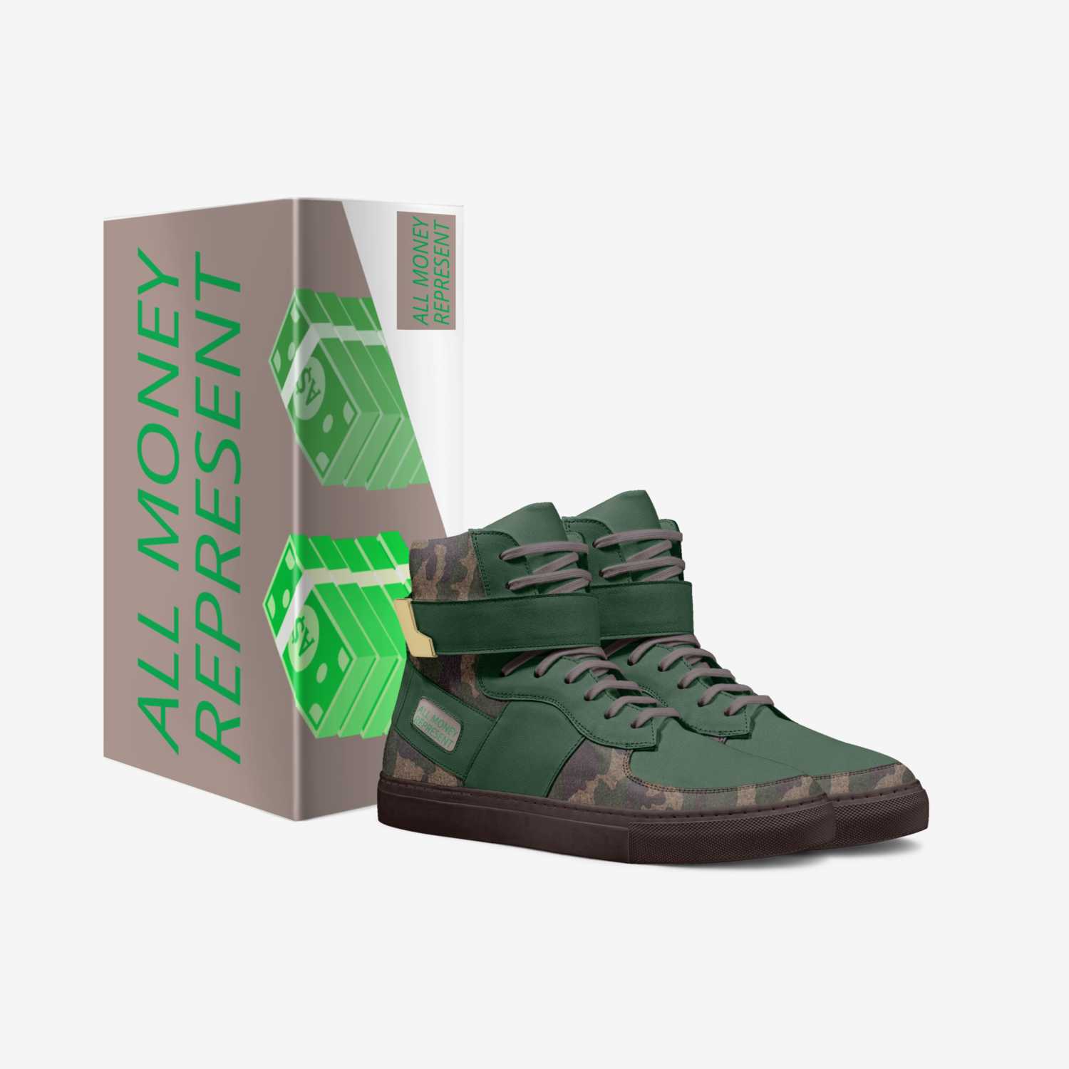ALL MONEY REPRESEN custom made in Italy shoes by Rodney Wilson | Box view