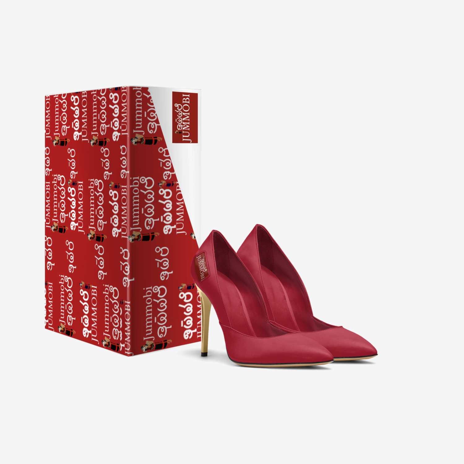 Rangabi Pump custom made in Italy shoes by Juliana Chakma L | Box view
