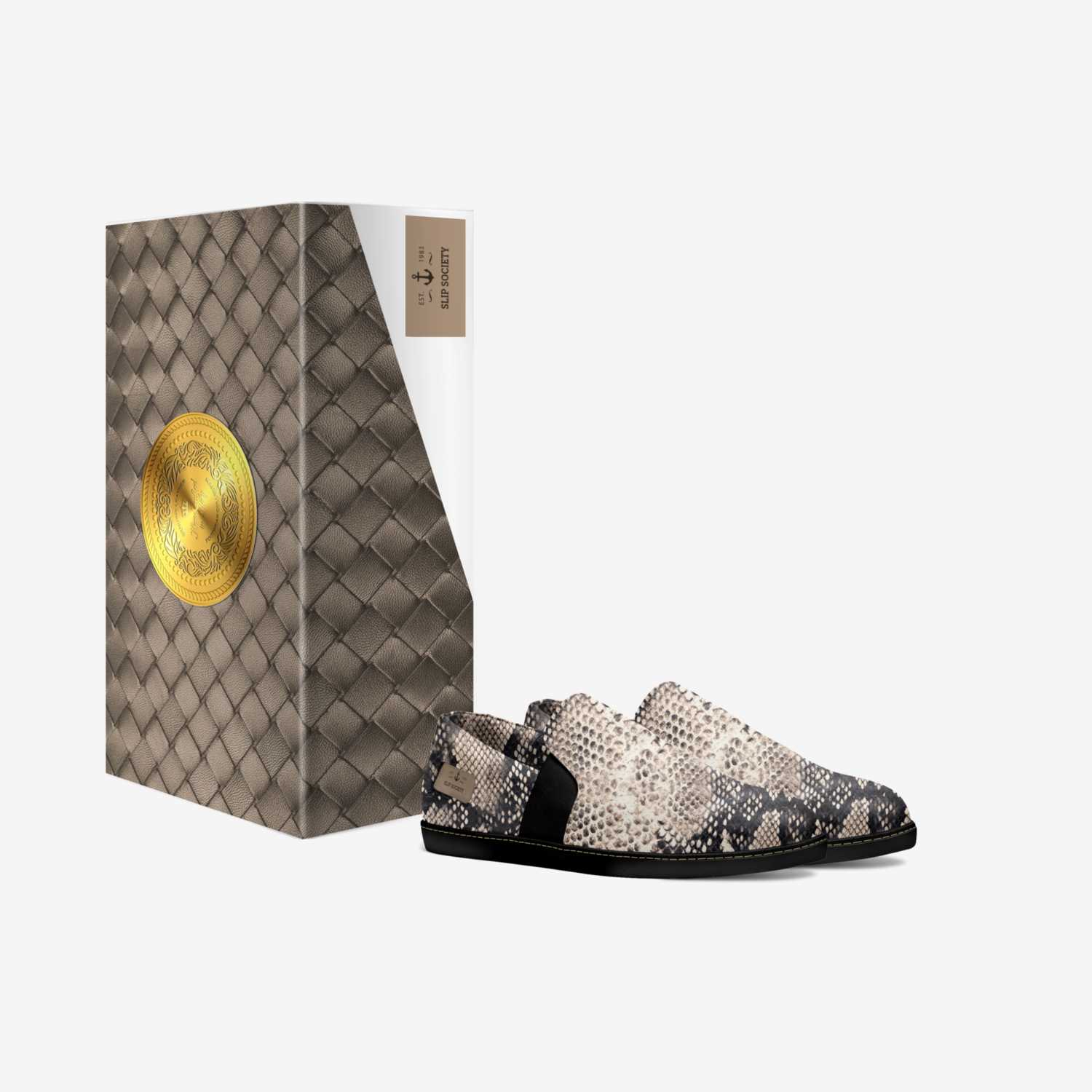 Slip Society custom made in Italy shoes by Thaddeus Summers | Box view